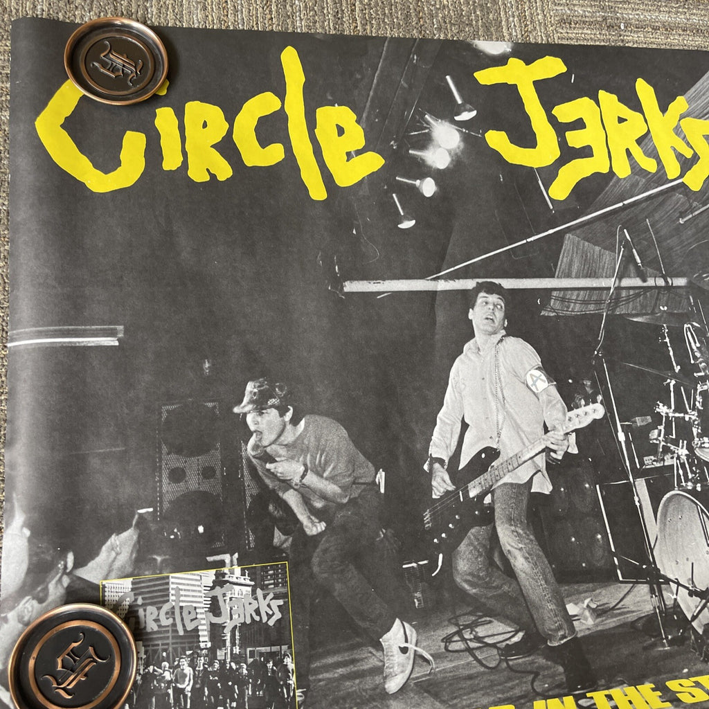 #67 1982 Circle Jerks Record Store Promo Poster Original Very Rare 36 X 24”5