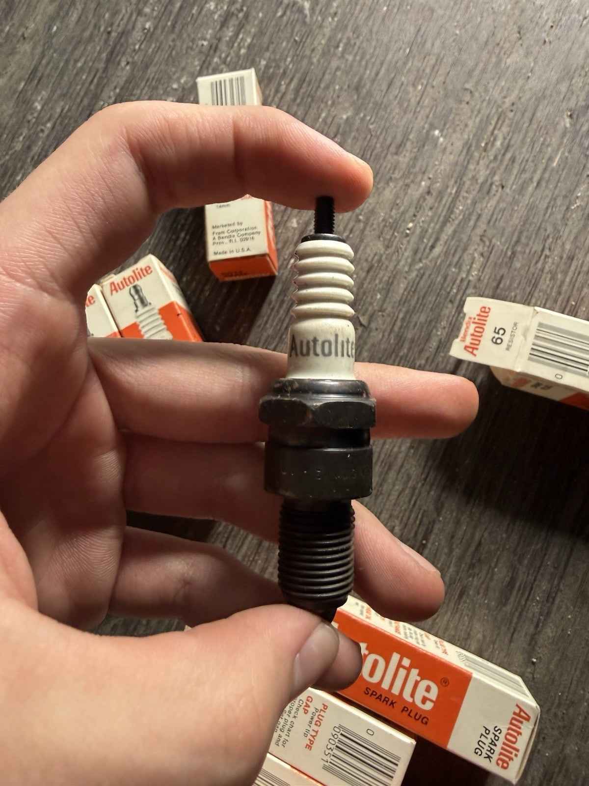NOS Motorcraft Autolite 65 Spark Plugs Lot Of 43