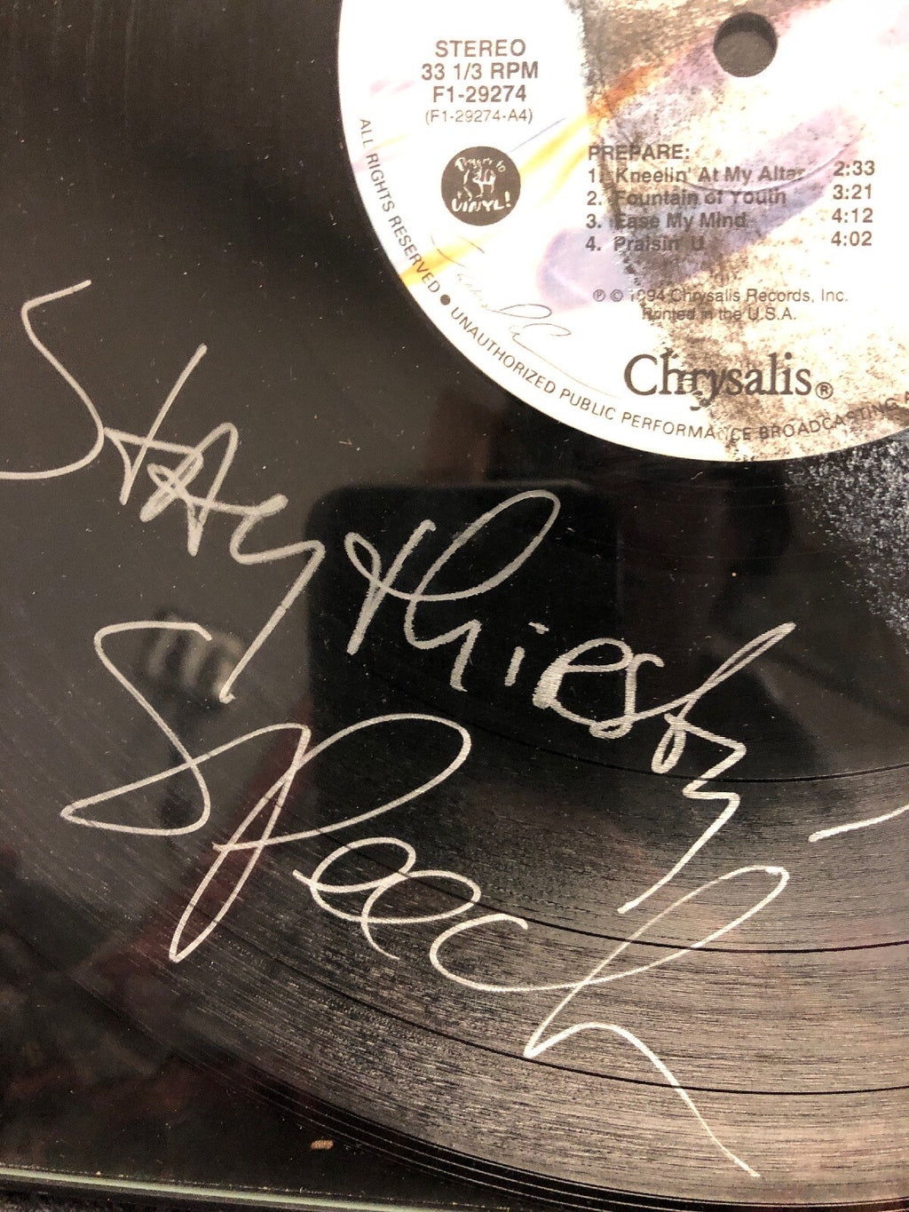 RESTED DEVELOPMENT “Zingalamaduni” A4 Chrysalis Hip Hop Vinyl Signed2