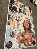 1976 Farrah Fawcett vintage poster Jill Charlie’s Angels Original Tv pin-up0