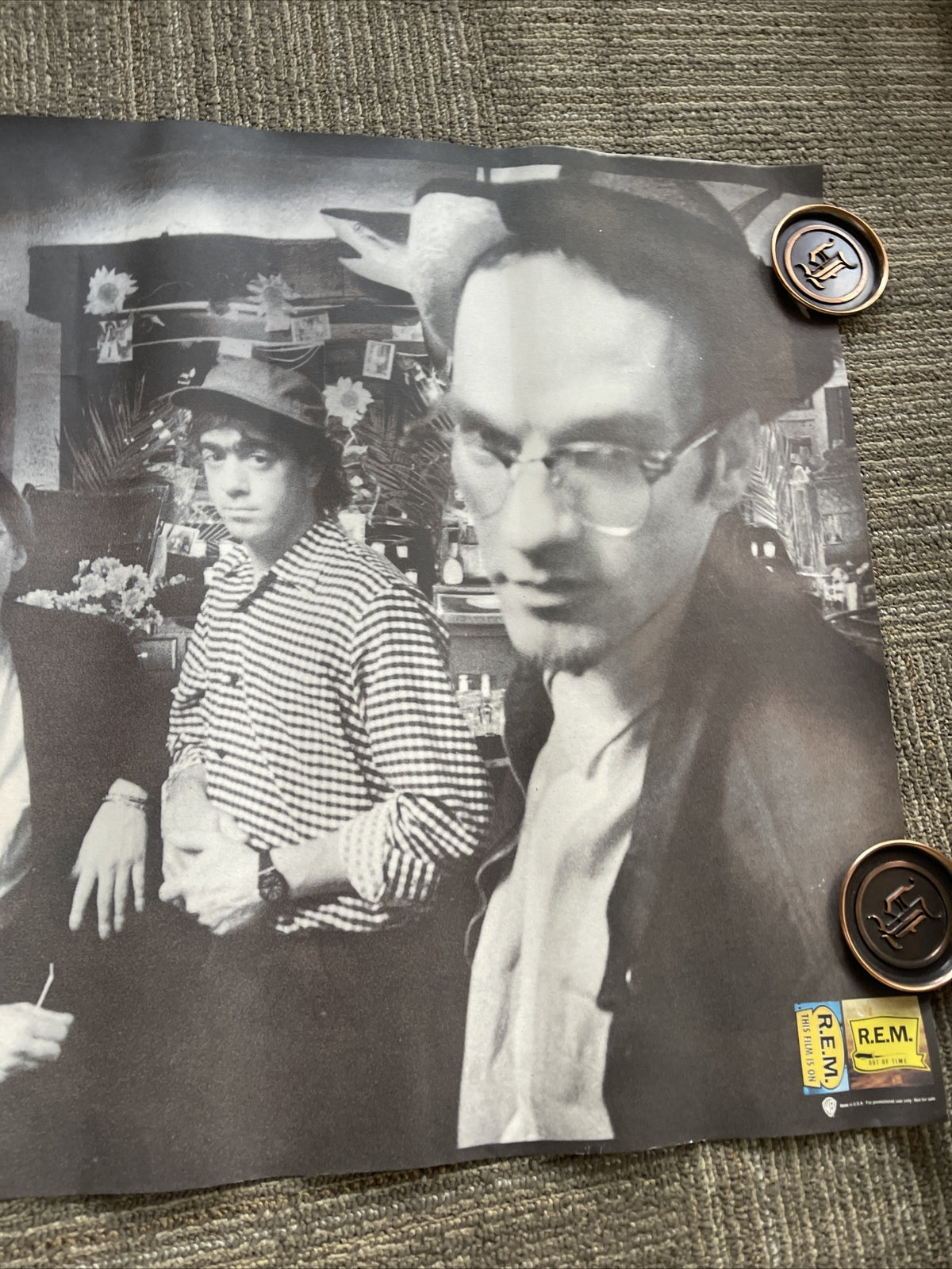 #50 R.E.M. 1991 Out Of Time Record Store Promo Poster 23” X 35” REM5