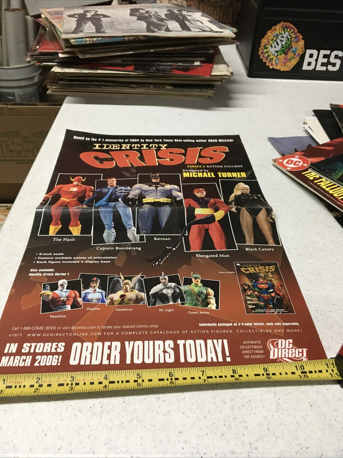 Identity Crisis Series 2 Promo Poster 2006 Dc Direct By Michael Turner0