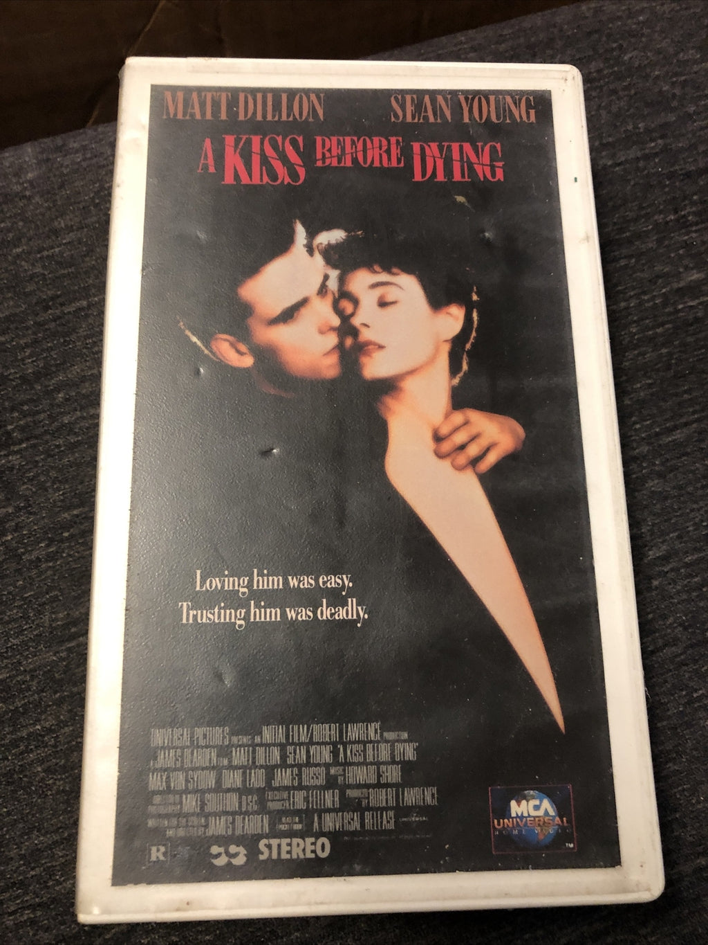 A Kiss Before Dying Matt Dillon Sean Young VHS, 1991 NEW Cult Horror Thriller0