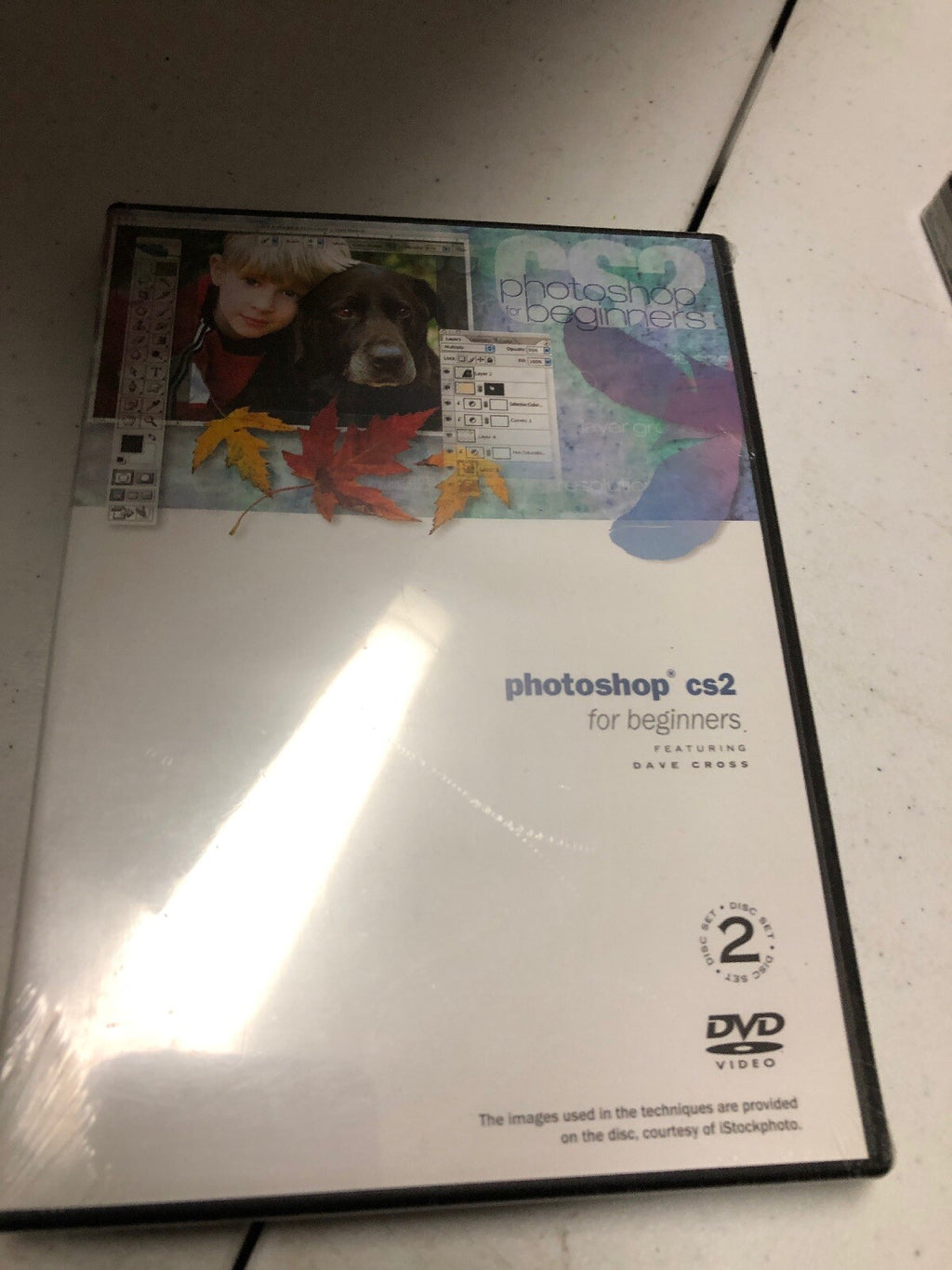 Sealed PHOTOSHOP CS2 FOR BEGINNERS DVD By Dave Cross **BRAND NEW**0
