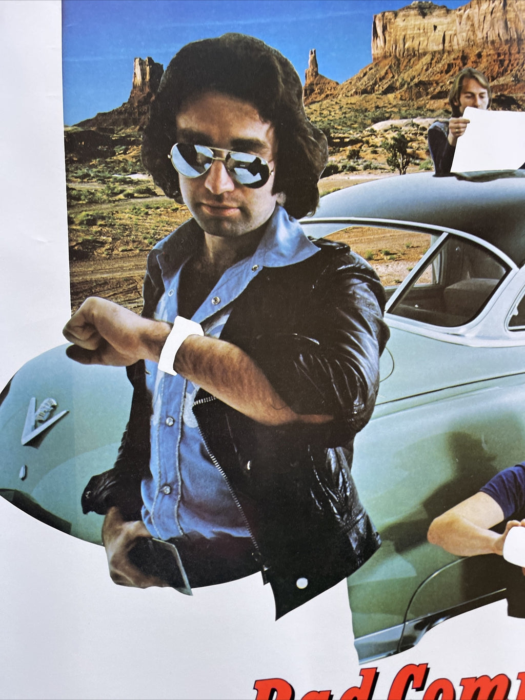 #76 1979 Bad Company Desolation Angels Record Store Promo poster 24”1