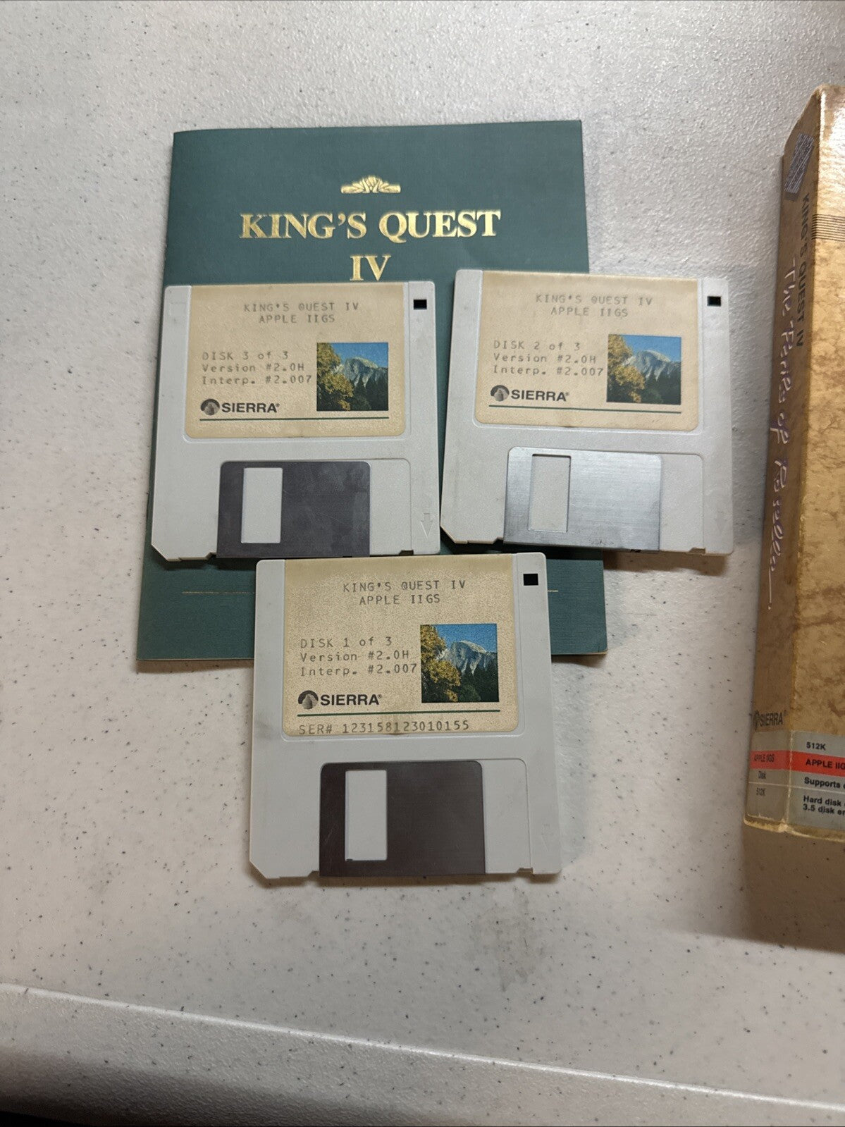 King's Quest IV The Perils of Rosella IBM Tandy PC Game Sierra 19881