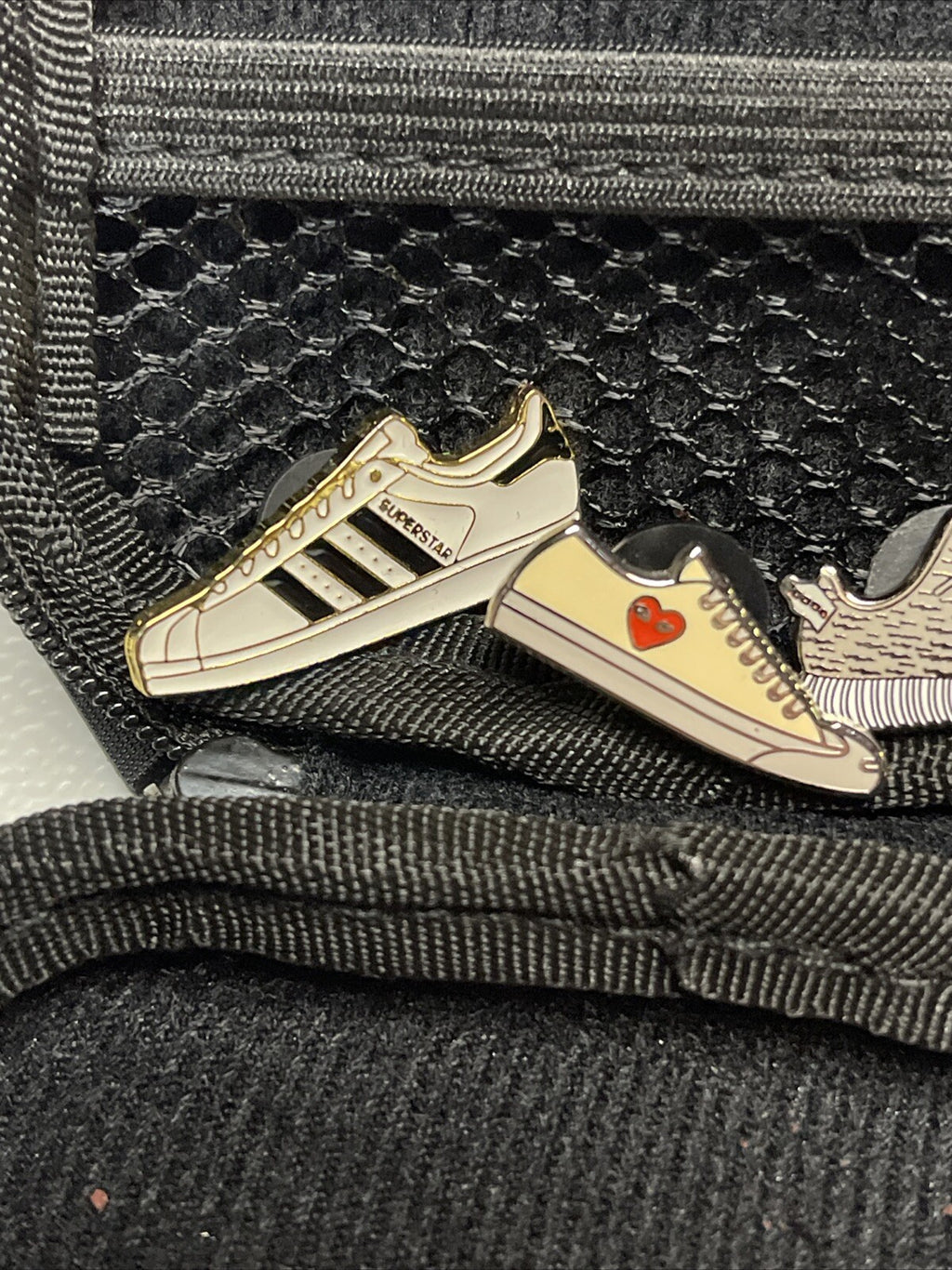 Lot Of 4 Different Adidas Shoe Logo Lapel Enamel Hat Pins Pin Sneakers Yeezy1