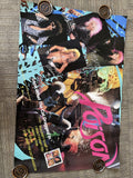 1987 POISON Look What The Cat Dragged In Record Store Promo Poster #37 24x36”0