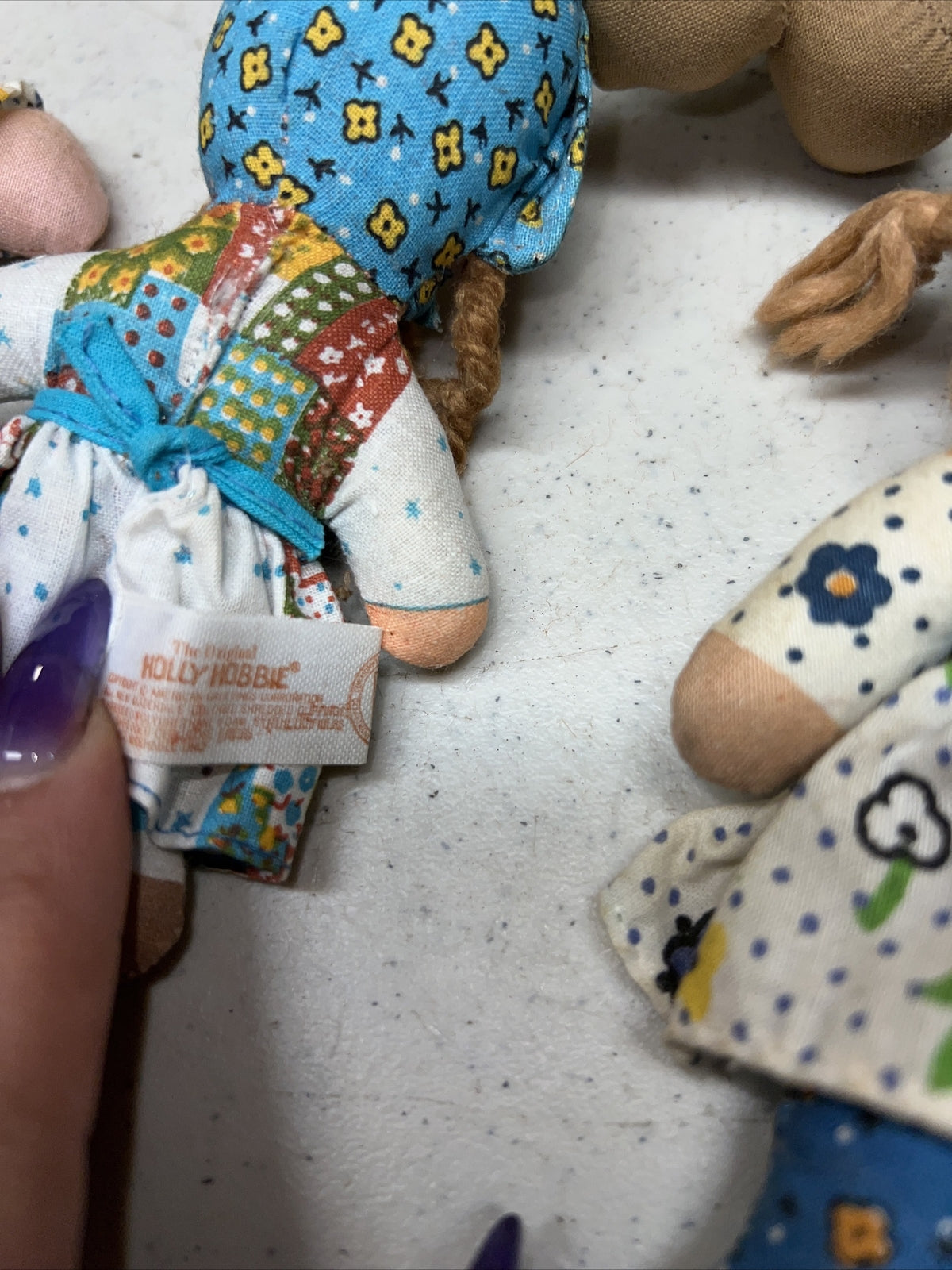 Vintage Lot of Original Holly HobbieCloth Dolls! 6 Holly Hobbie Dolls Originals8