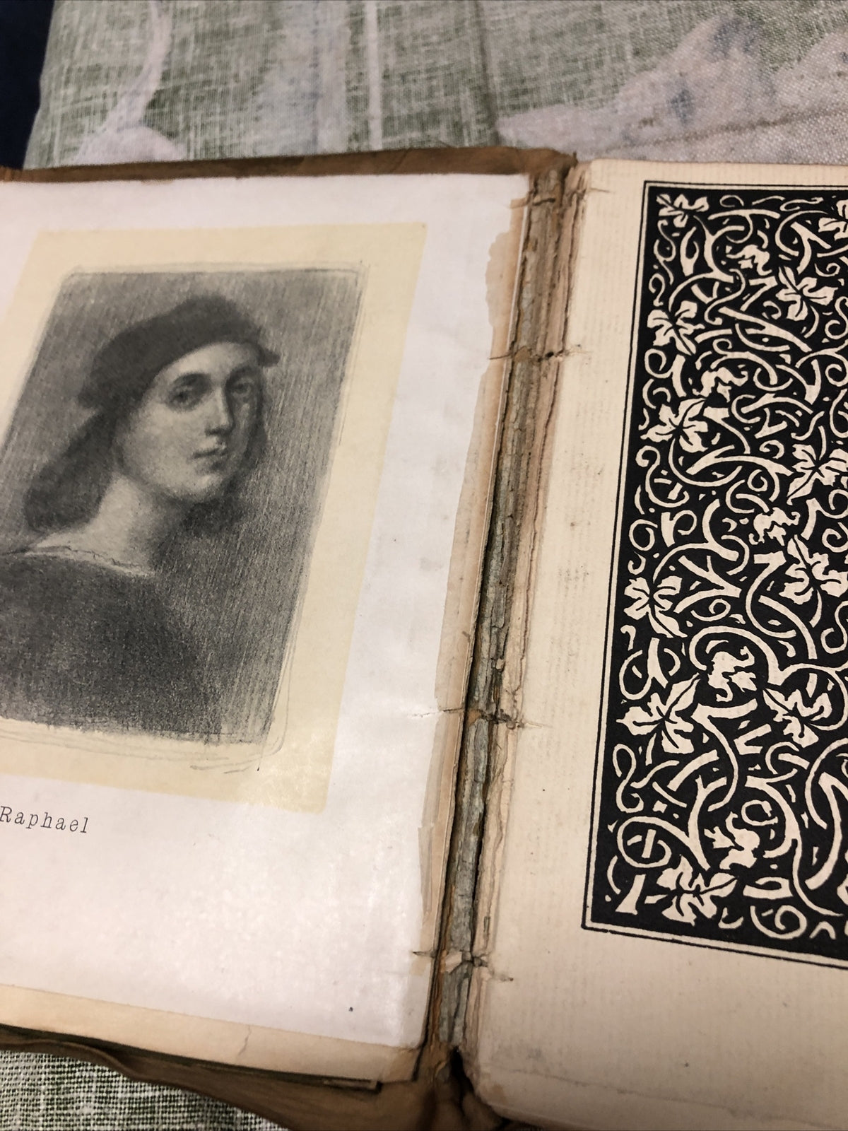 Antique Book 1902 Little Journeys To The Homes Of Eminent Artists Raphael Book 17