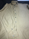 Burberry London Men's Button Down Beige Size Large0