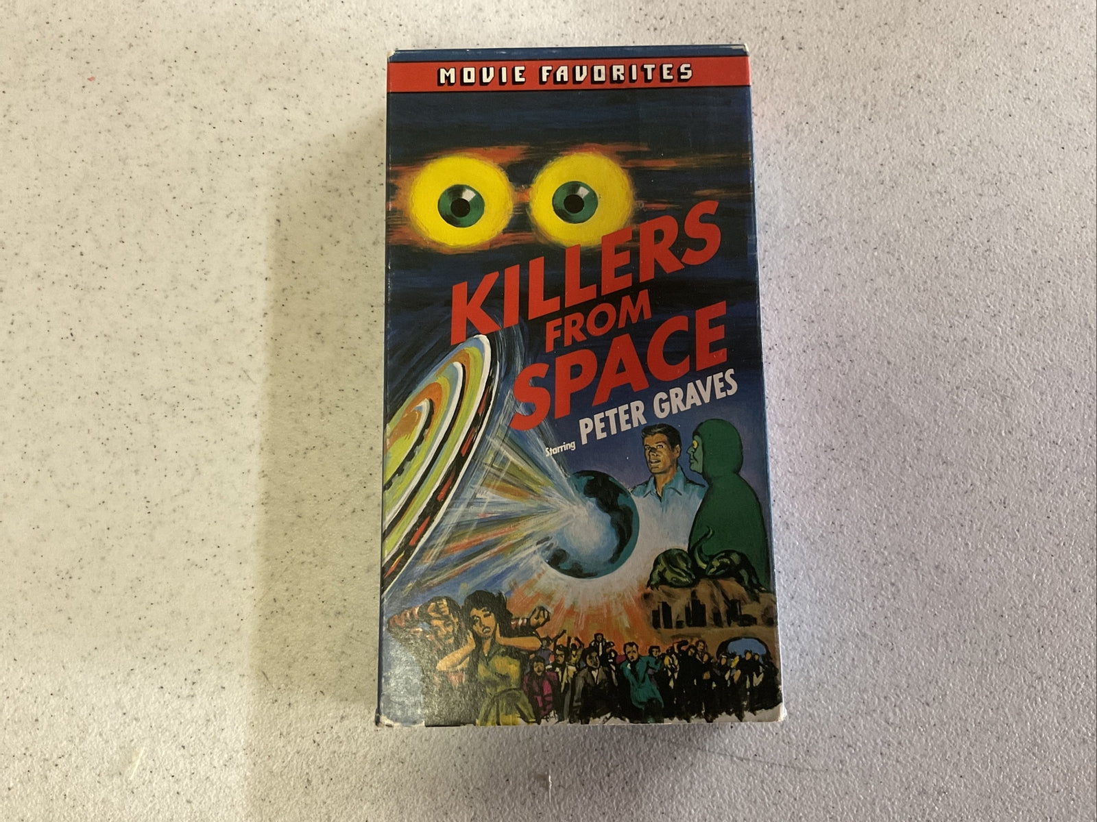 Classic Killers From Space VHS Movie Video Tape Starring Peter Graves0