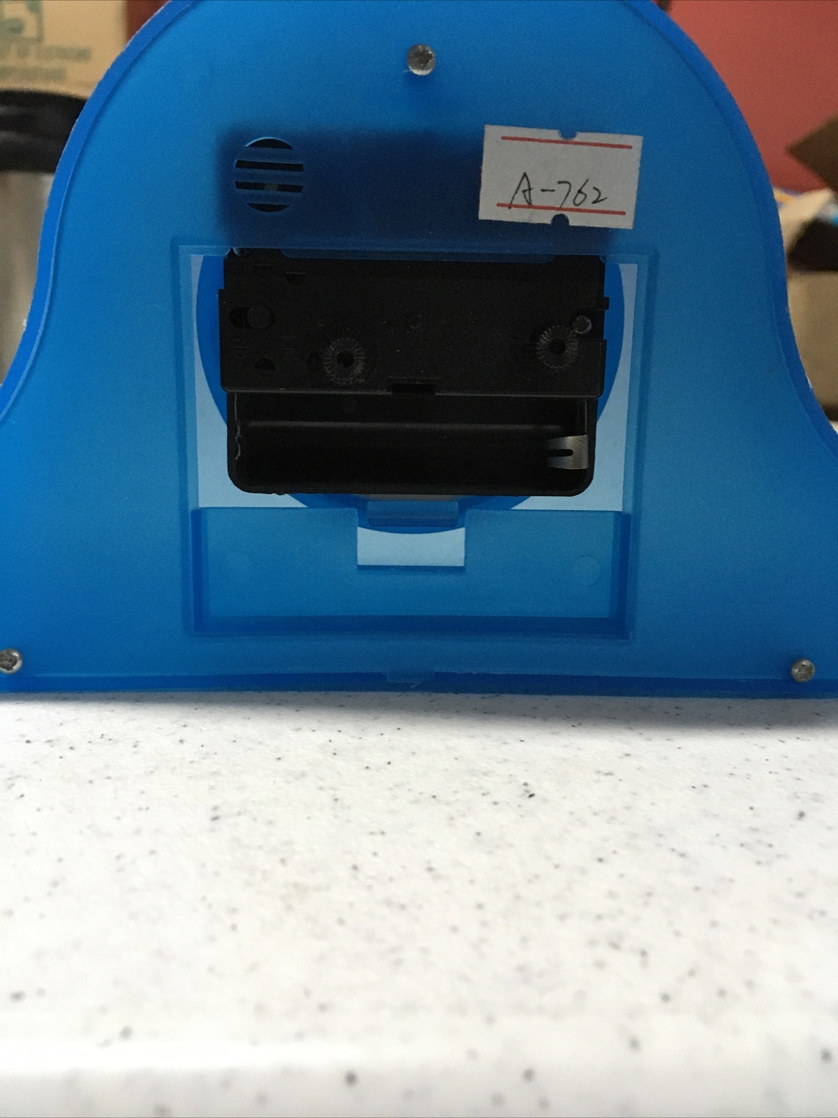 Vintage Blue Plastic 50s  Alarm Clock Untested Perfect For Kids, Kitchen,bedroom4