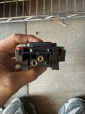 Lot of 2 Crouzet 81532104 Pneumatic Logic Sub-Base DIN Mount 5/32" Push-In0
