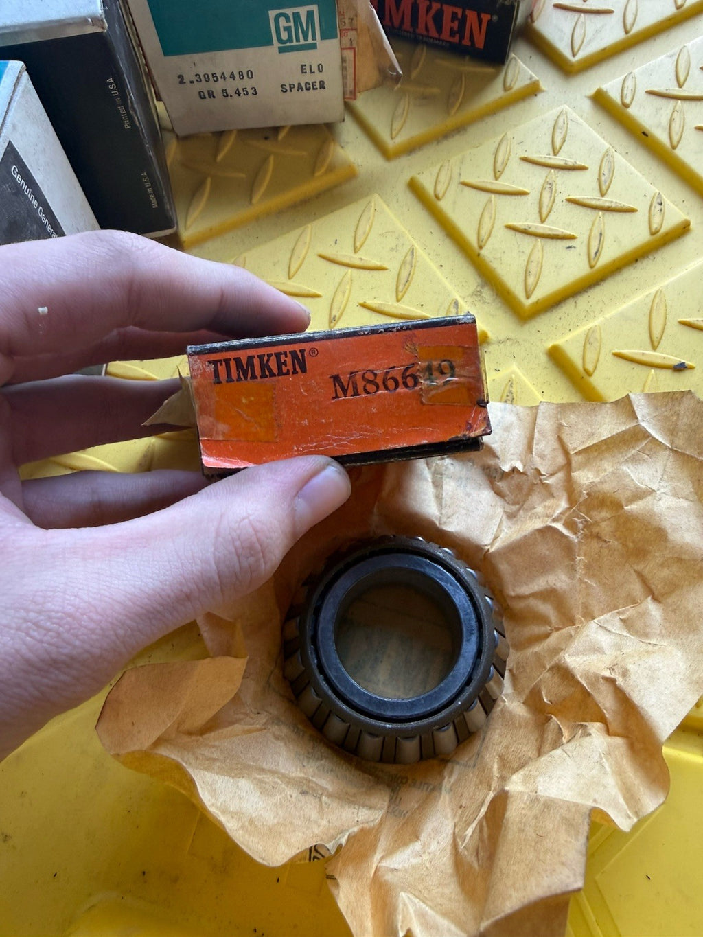 NEW Timken M86649 Tapered Roller Bearing Cone USA Made0