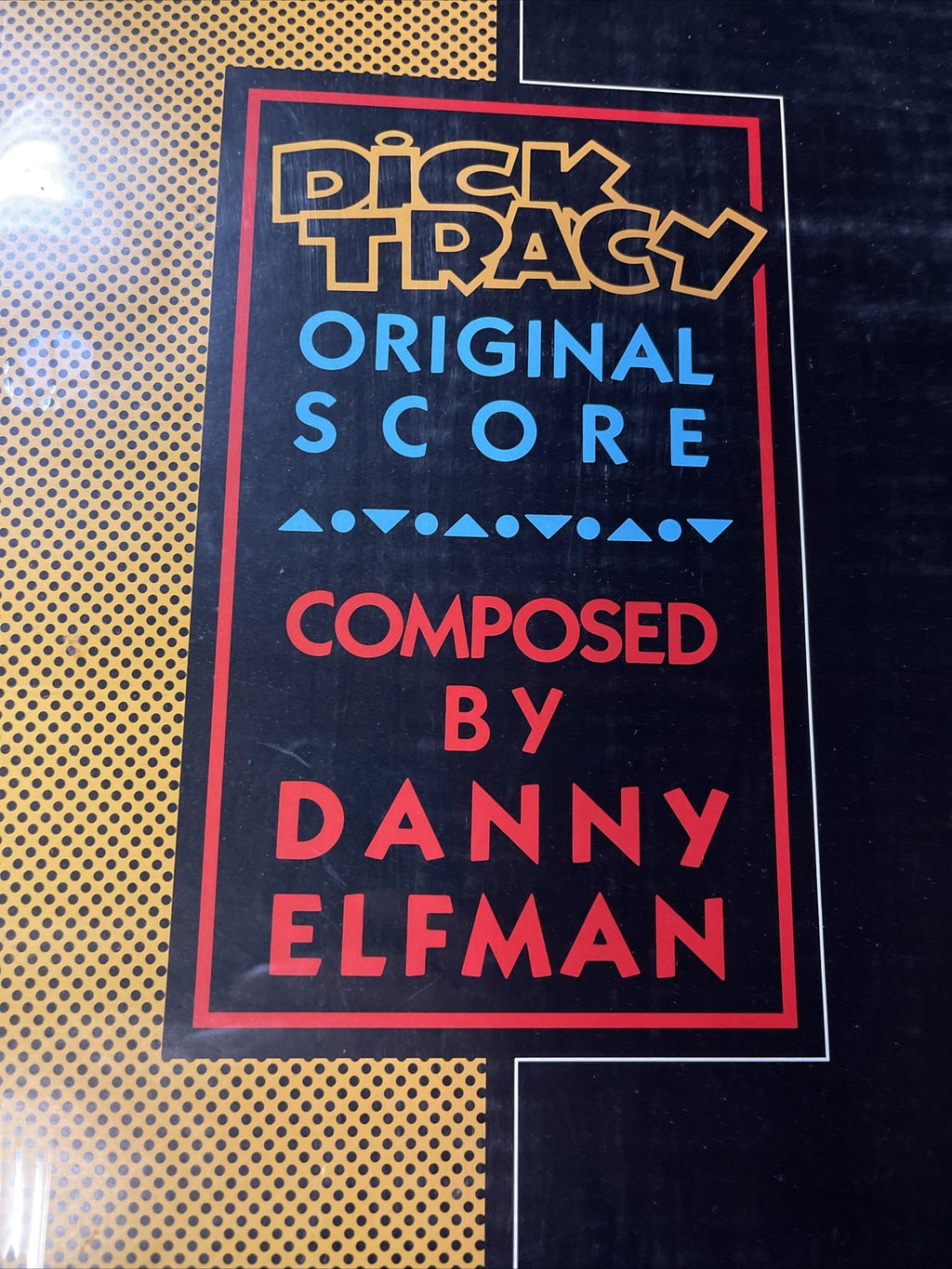 Walt Disney DICK TRACY Original Score MOVIE POSTER Danny Elfman2