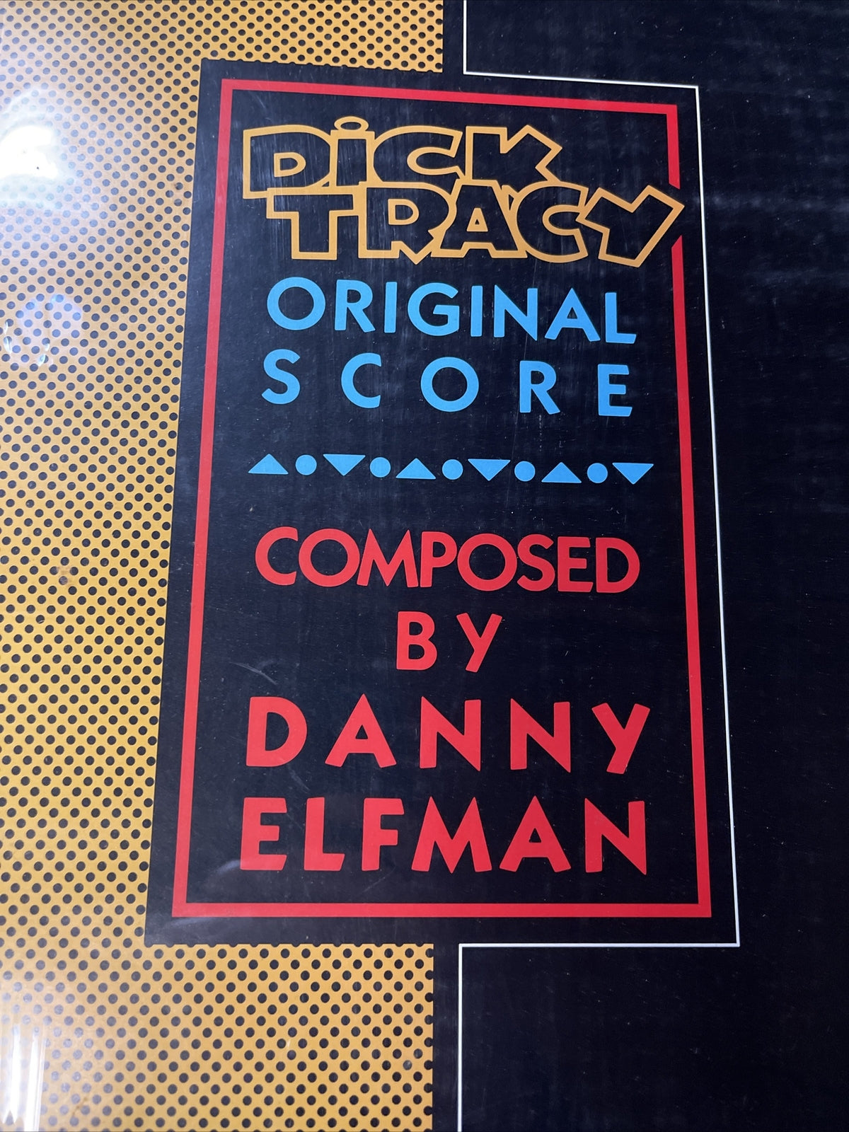 Walt Disney DICK TRACY Original Score MOVIE POSTER Danny Elfman2