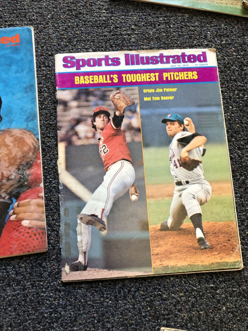 Vintage Lot Of 13 Sports Illustrated Magazines 1970’s Baseball Boxing9
