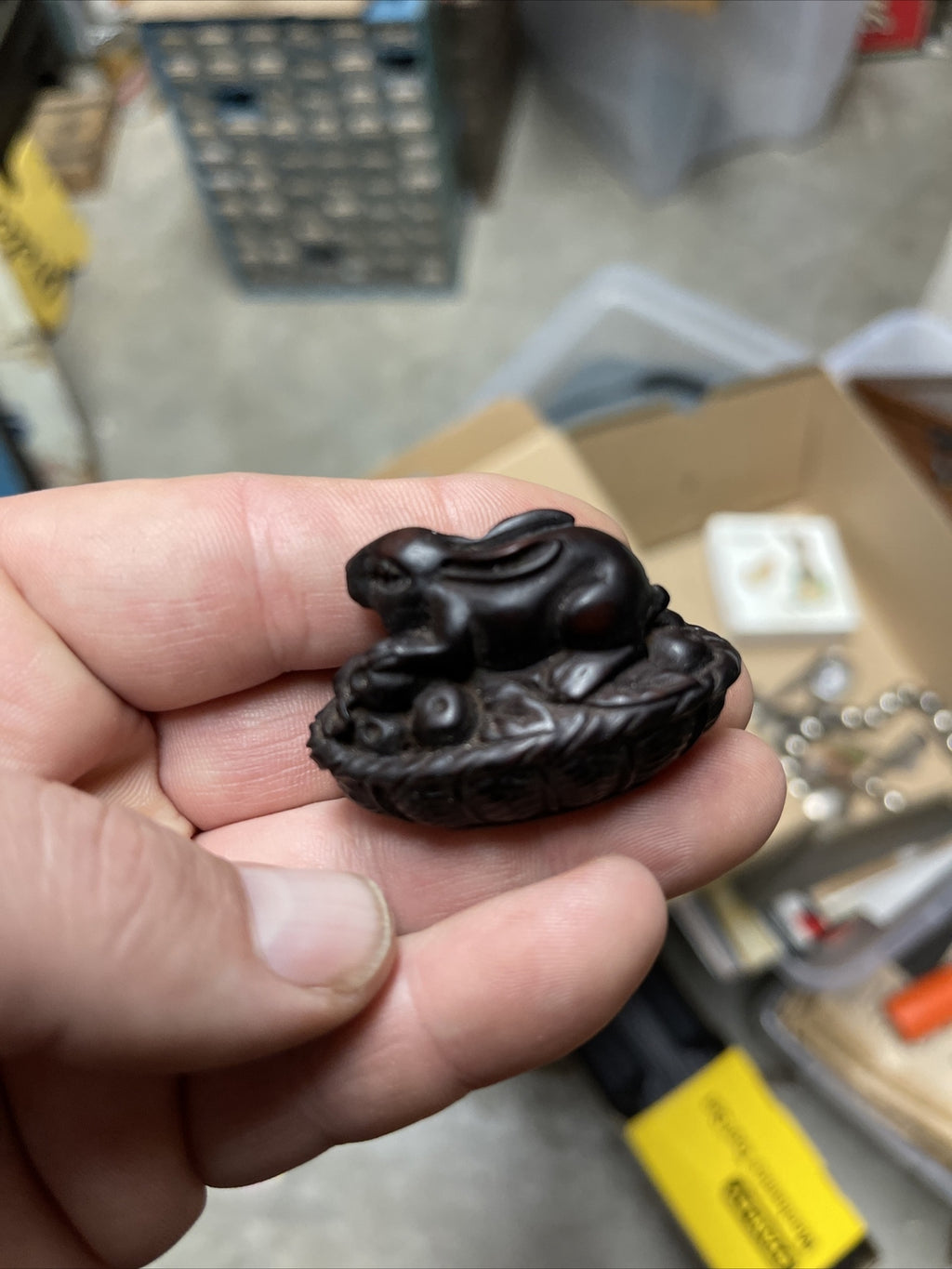 Vintage Zodiac + Buddha Figure Lot Asian Rosewood Red Resin Feng Shui Chinese9