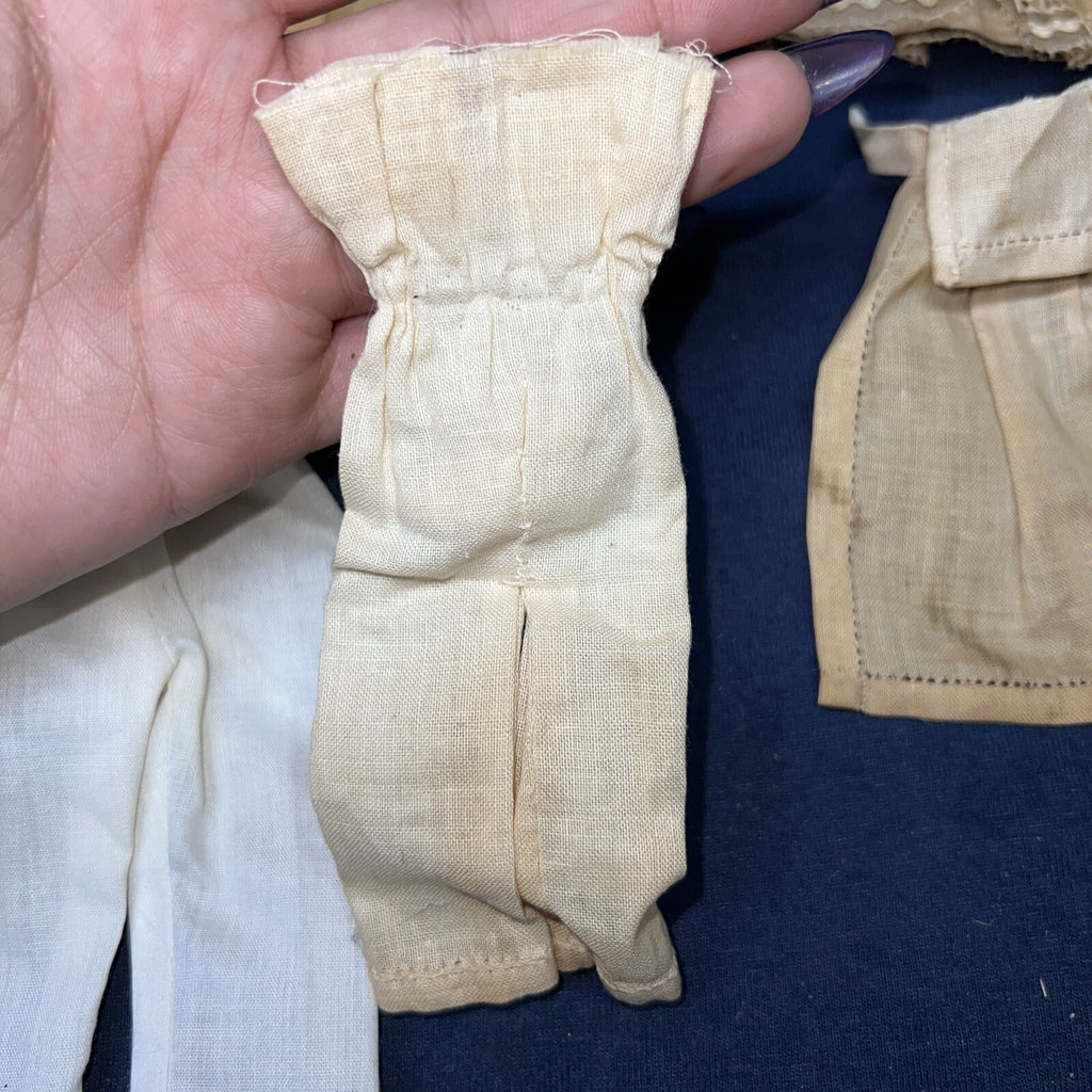 Lot of Antique Vintage Doll Clothing Outfits Unique Handmade10