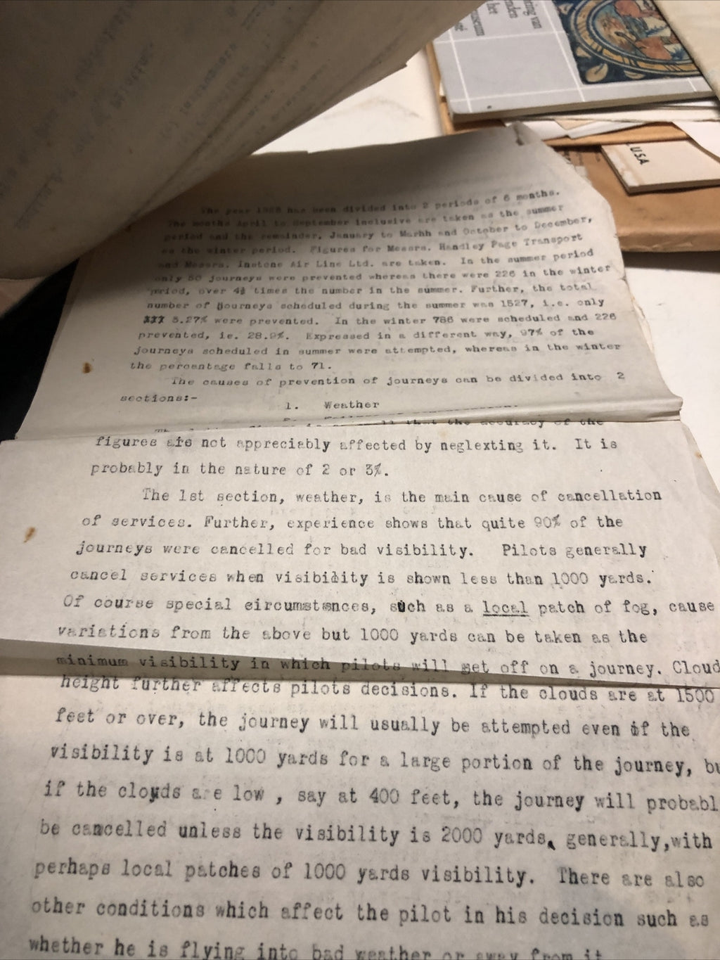 Noted On The de Havilland DH.34 1923 Papers Ogilvie & Partners L Vintage Paper3