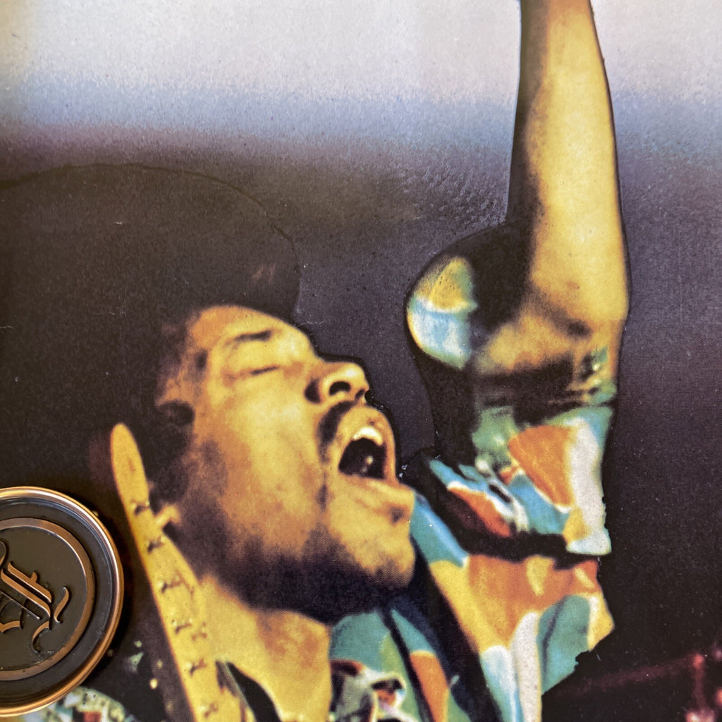 #72 Larg 1970 Jimi Hendrix Band Of Gypsys Record Subway Promo Poster Rare 57”3