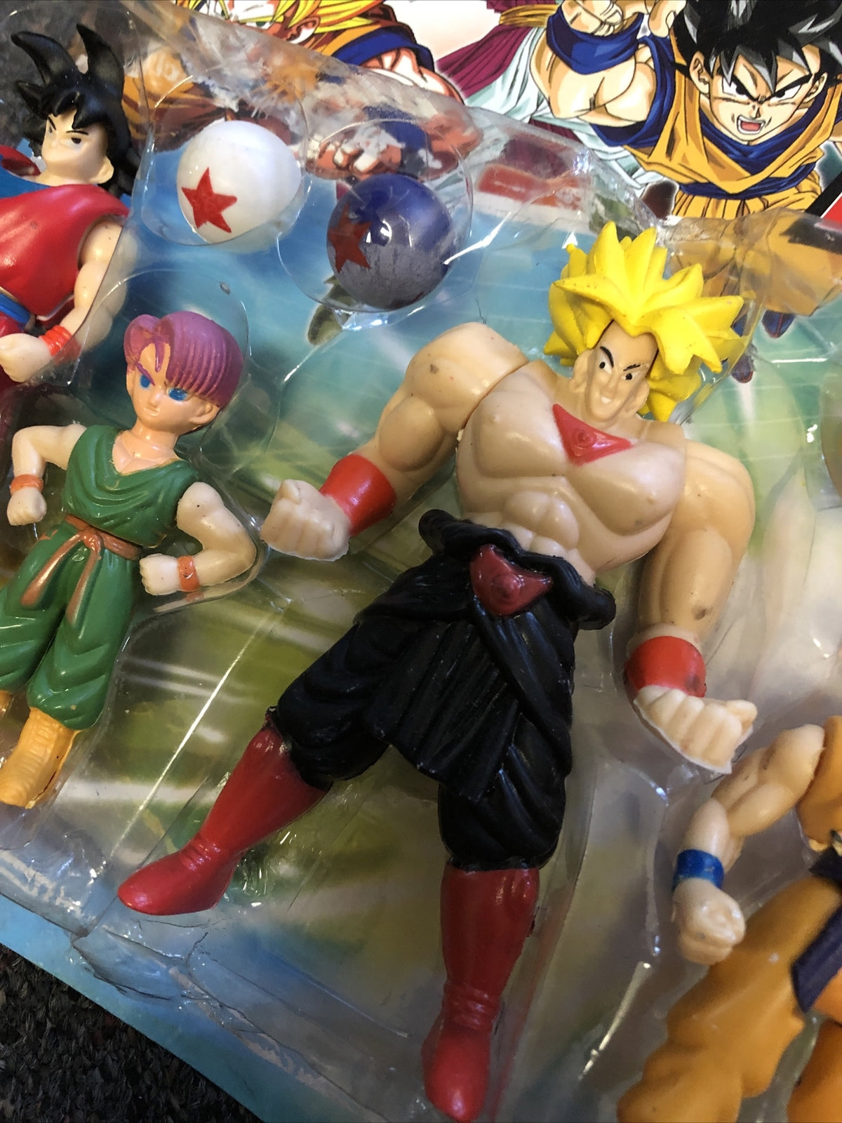 SUPER FIGHTER Anime Toy Lot Action Figures Set Of 6 Complete Detached From Card5