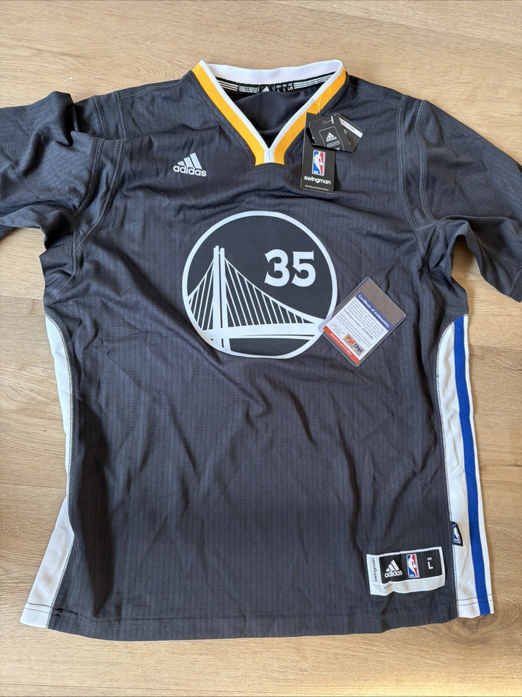 Kevin Durant signed jersey PSA/DNA Golden State Warriors Autographed4