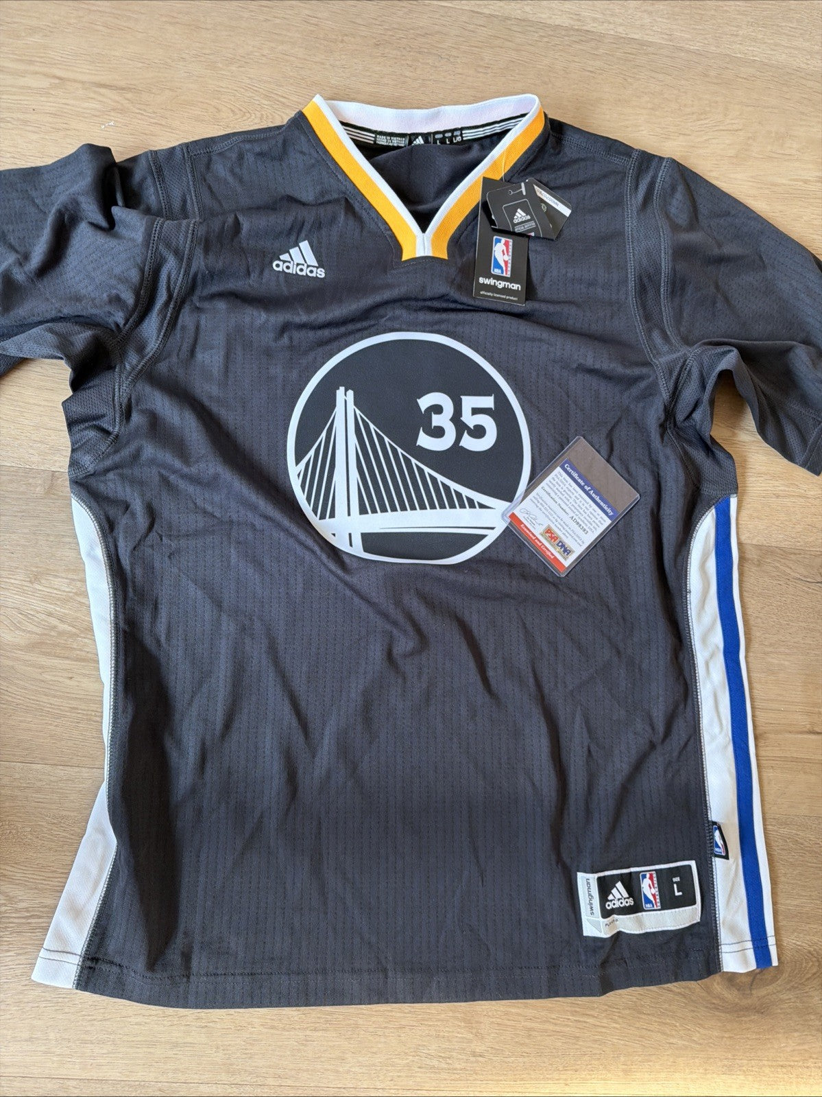 Kevin Durant signed jersey PSA/DNA Golden State Warriors Autographed4