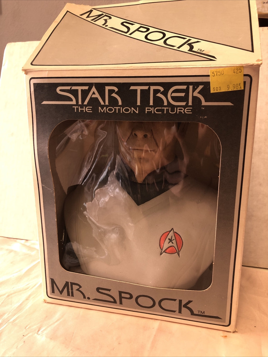 1979 Mr. Spock - Star Trek Grenadier Liquor Decanter (Empty)w/ Box  Ceramic Bust1