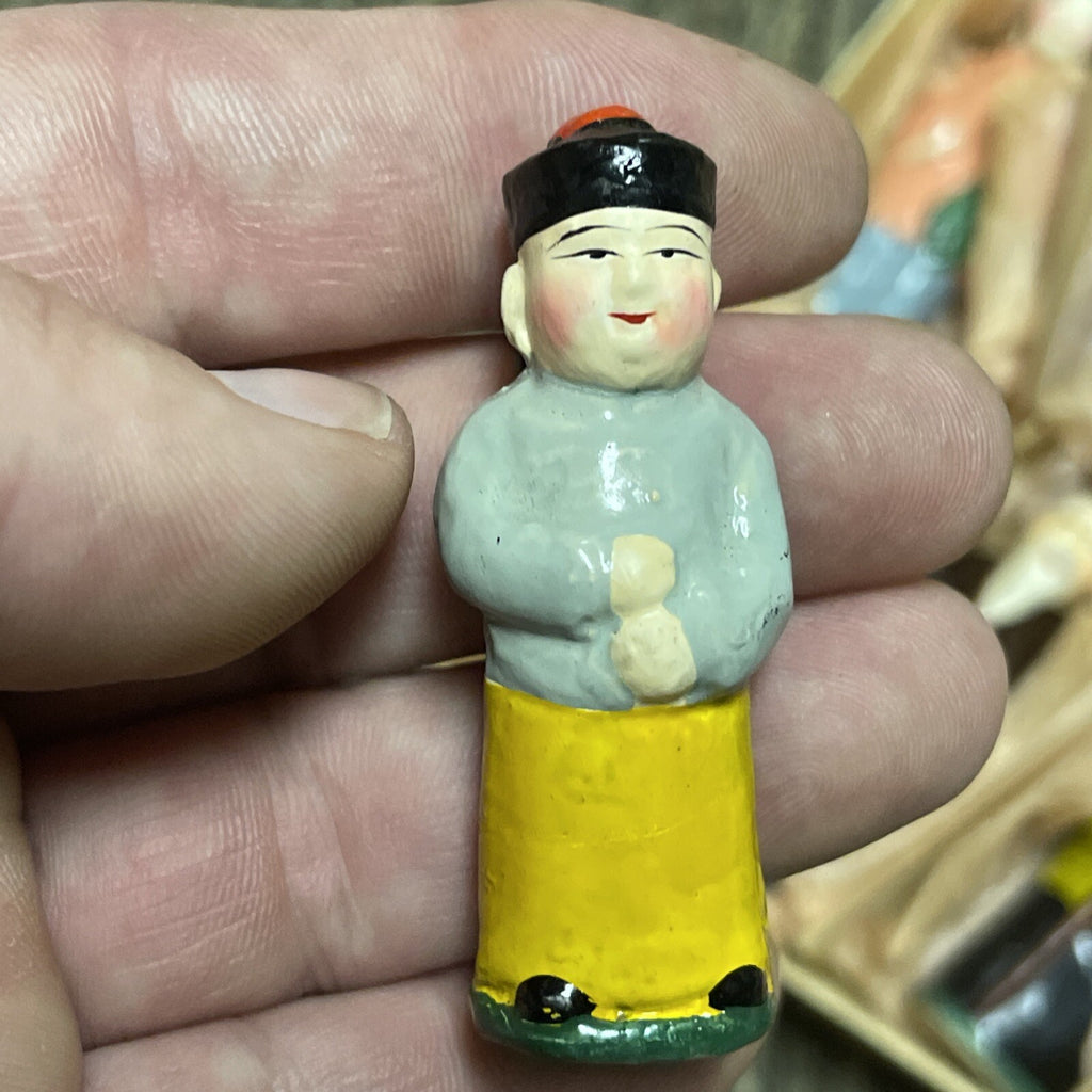 Vintage Chinese Porcelain Figure set. 12 figures approx 2”6