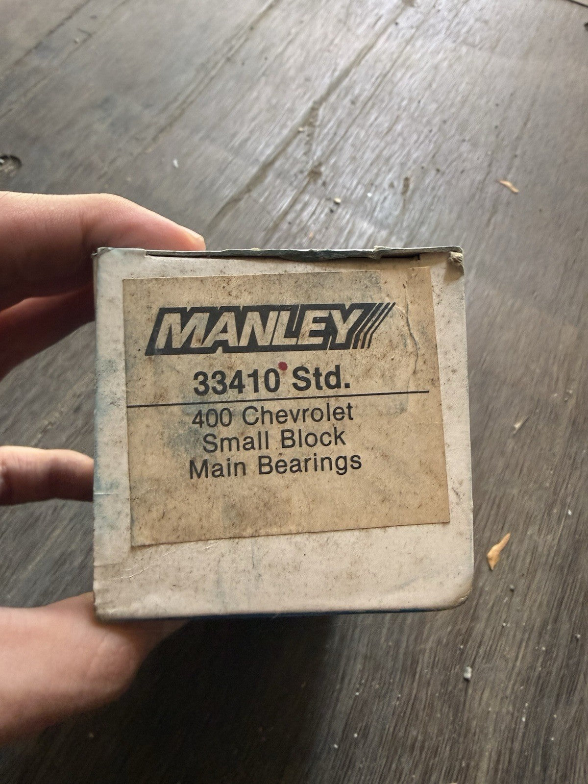 Manley 33410 Std Main Bearings 400 Chevy Small Block SBC Vintage NOS0