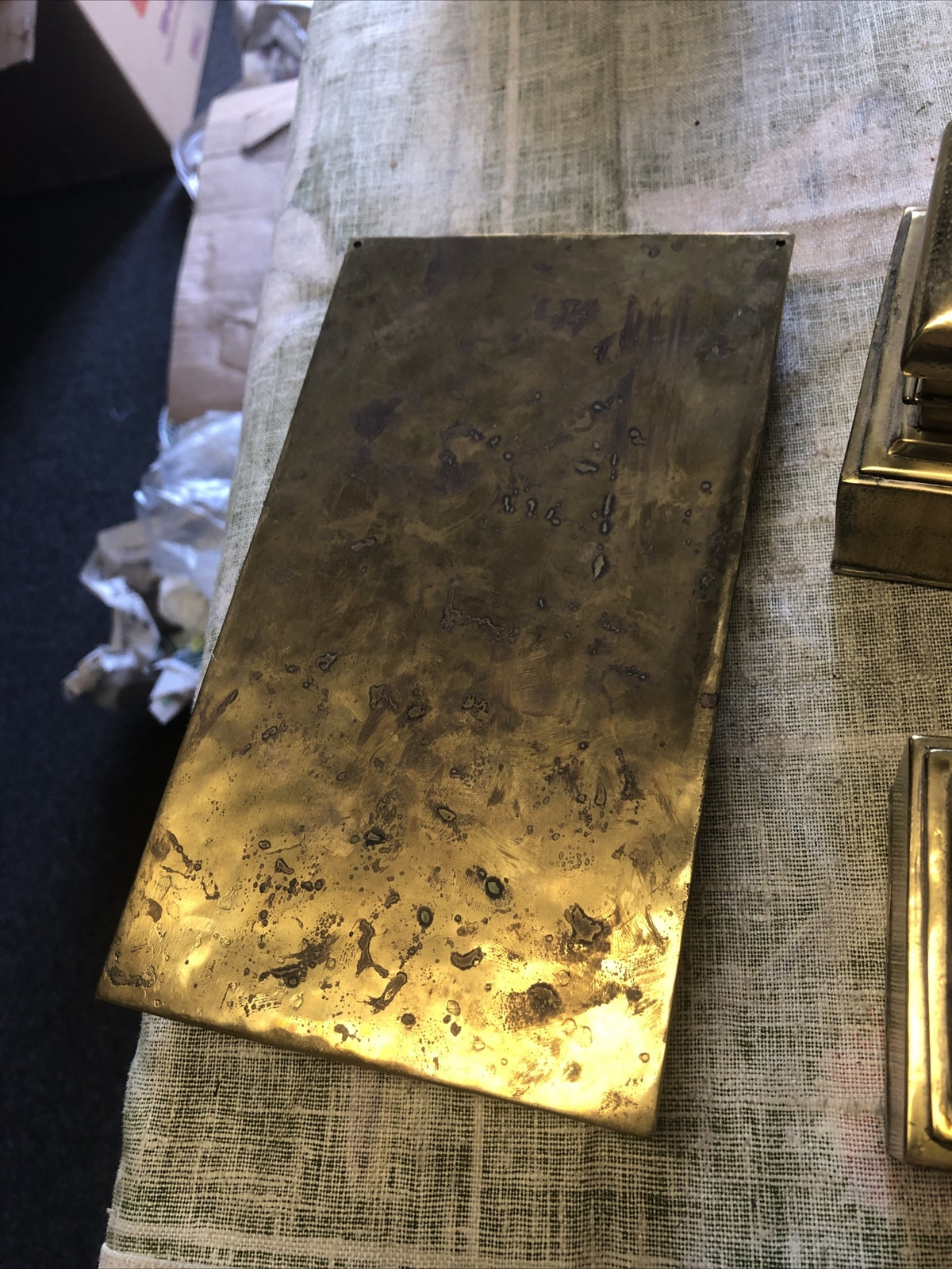 Antique Brass Finish Inkwell7