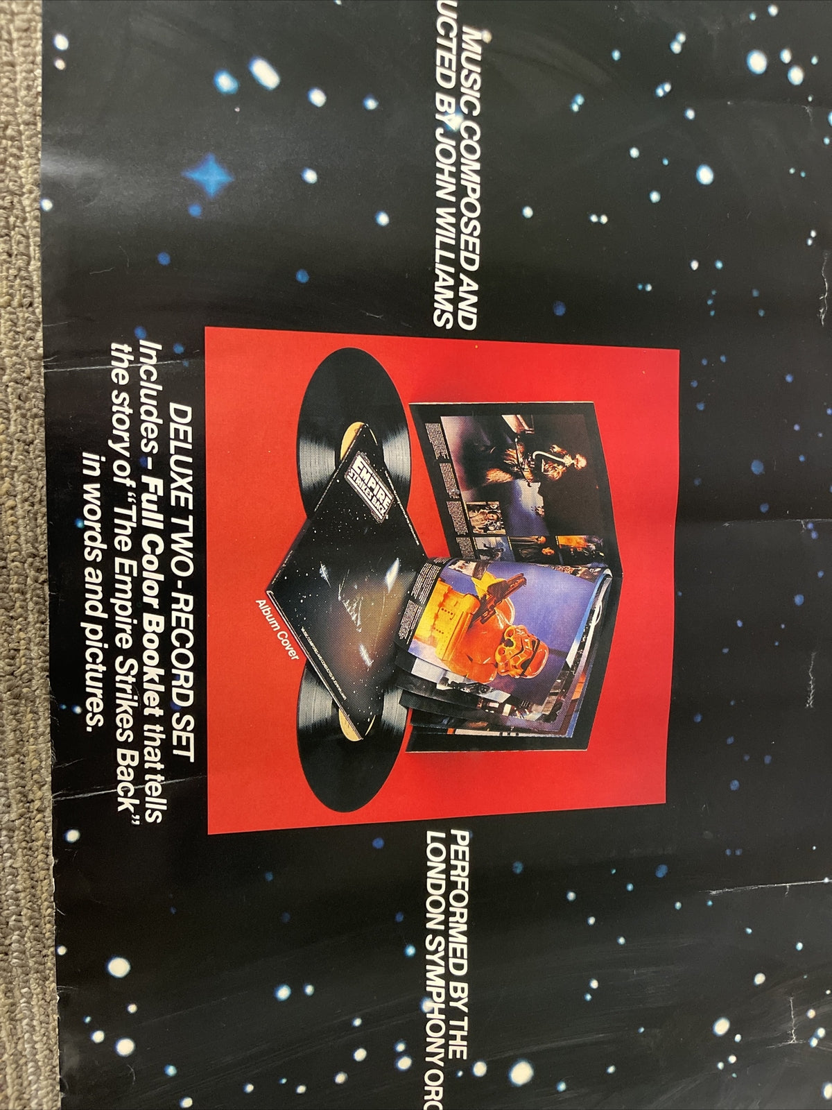Star Wars ESB Original Soundtrack 1980 Vinyl LP Record Store Promo Poster6