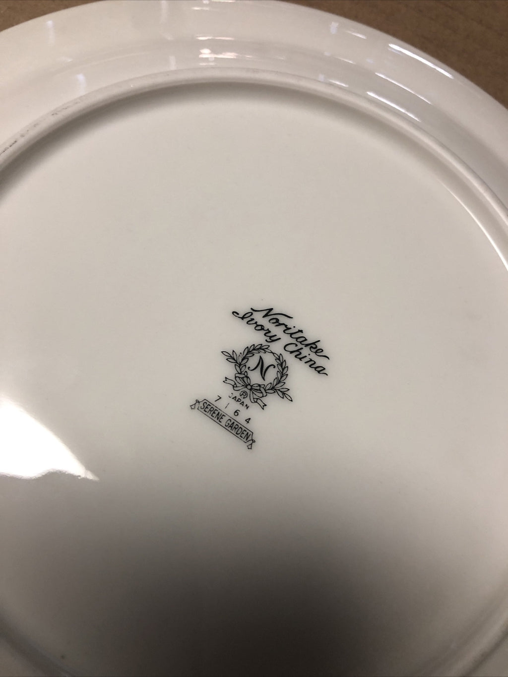 Noritake Ivory China #7164 Serene Garden Lot Of 2 Plates Salad & Desert Plate3