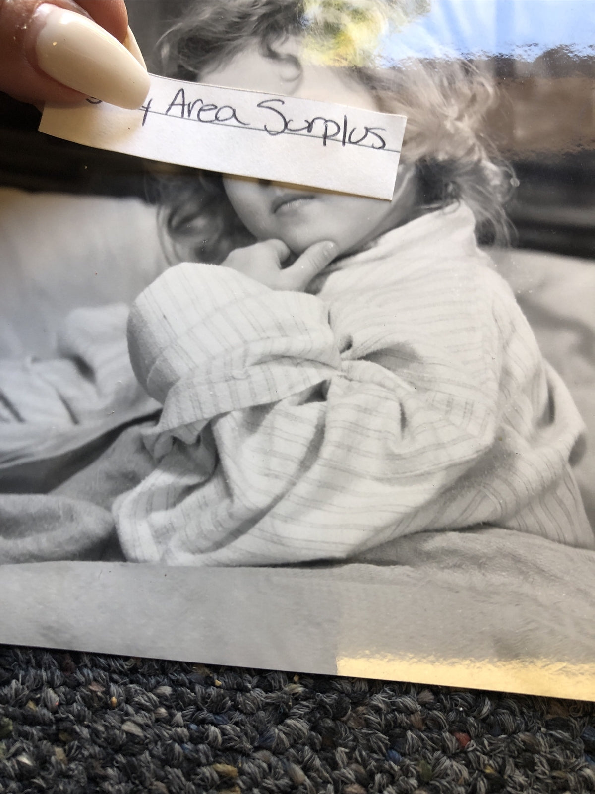 Rare Original Unpublished Early Photo Of Shirley Temple Black/white 6”x5”6