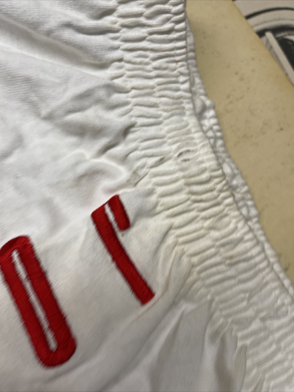 new w tags true vintage 1991 nike air jordan shorts Adult Size L white3