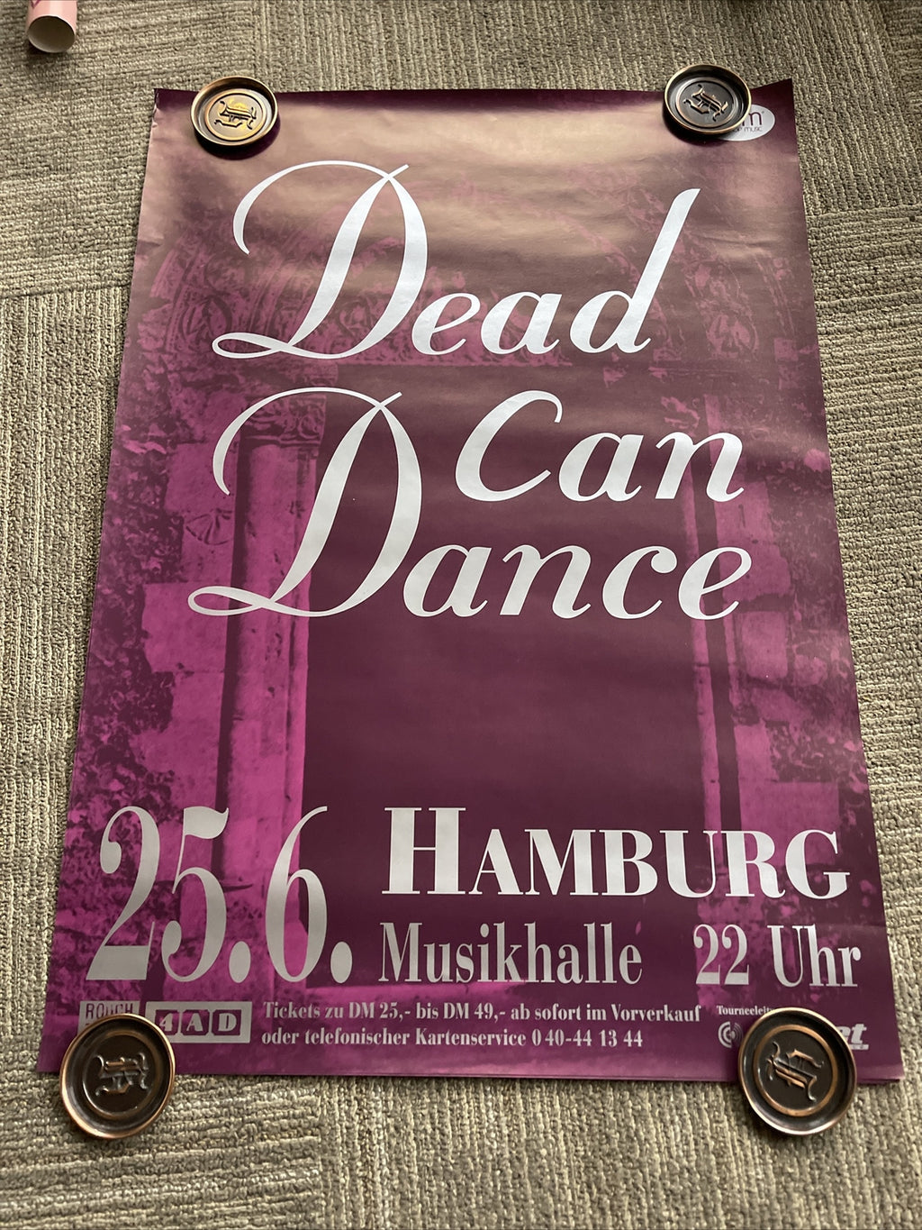 #8 1996 Dead Can Dance Rare Original 4AD Label Record Store Promo Poster 23x335