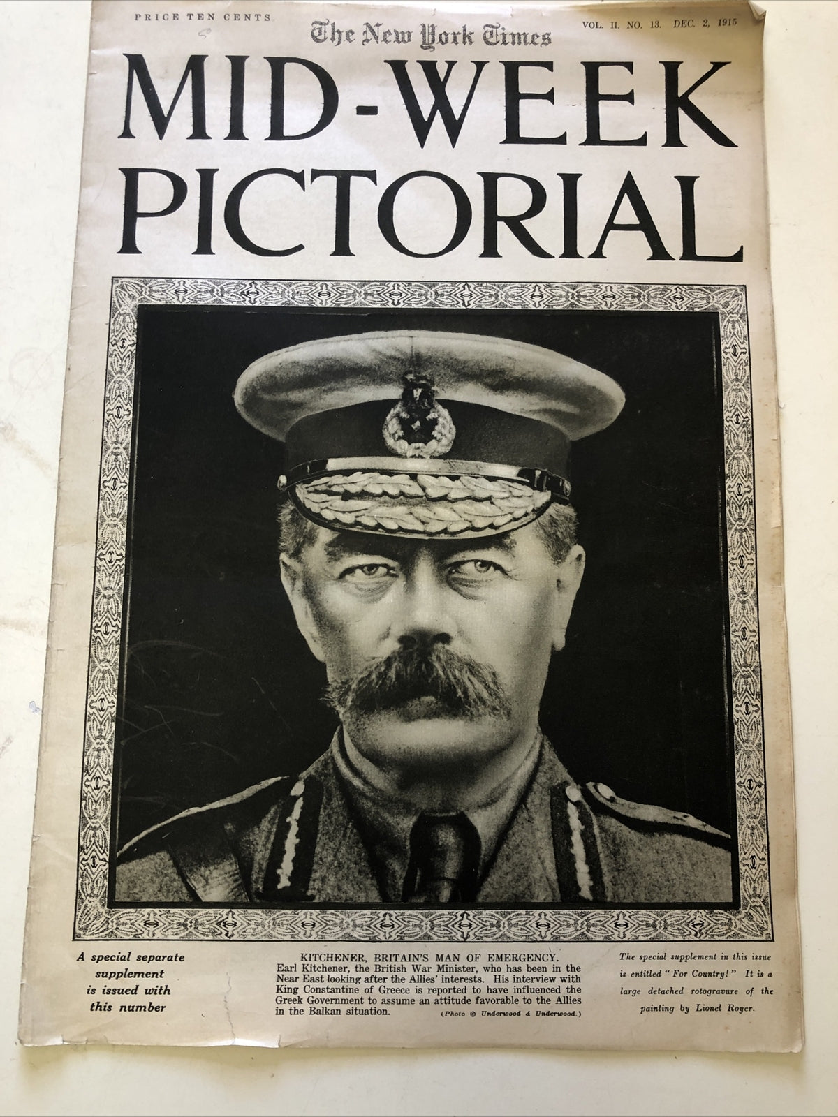 Lot 4: NEW YORK TIMES MID WEEK PICTORIAL MAGAZINE 1915-1917 WWI WAR NEWS PHOTOS10