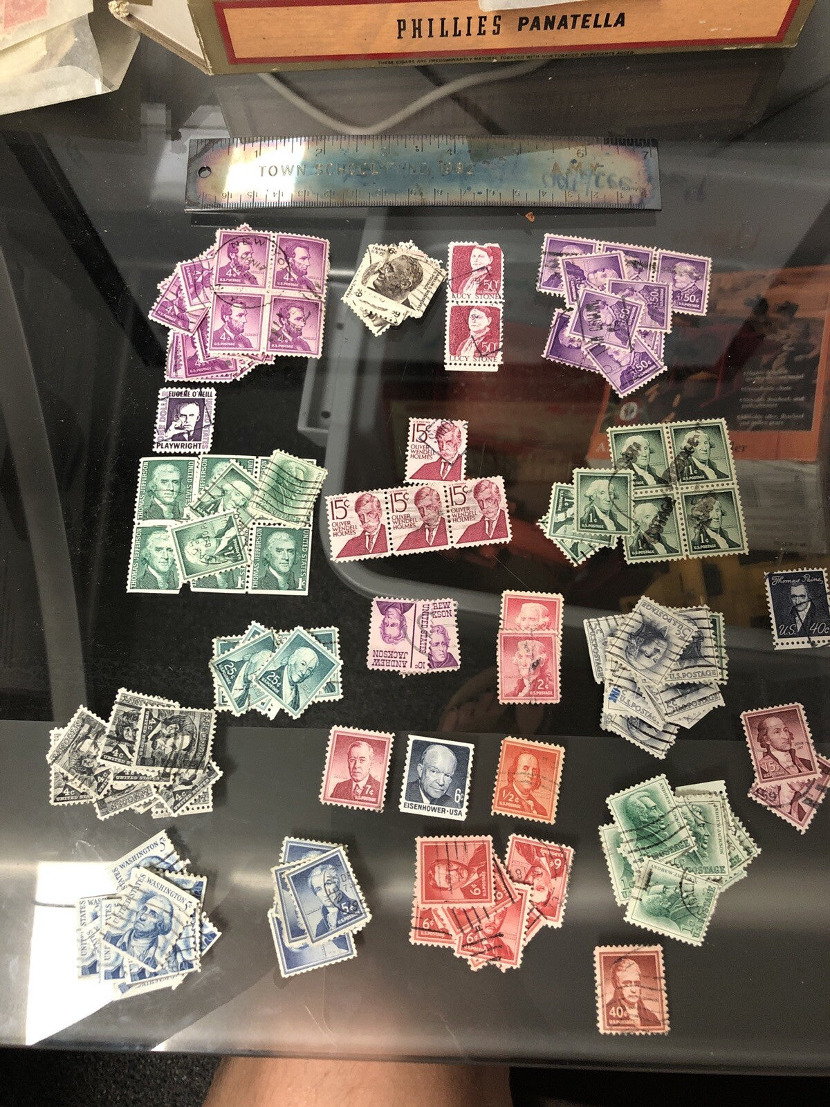 Lot Of 23 Types VTG US Postage Stamps 1938 Presidents Us history. Un/Used0