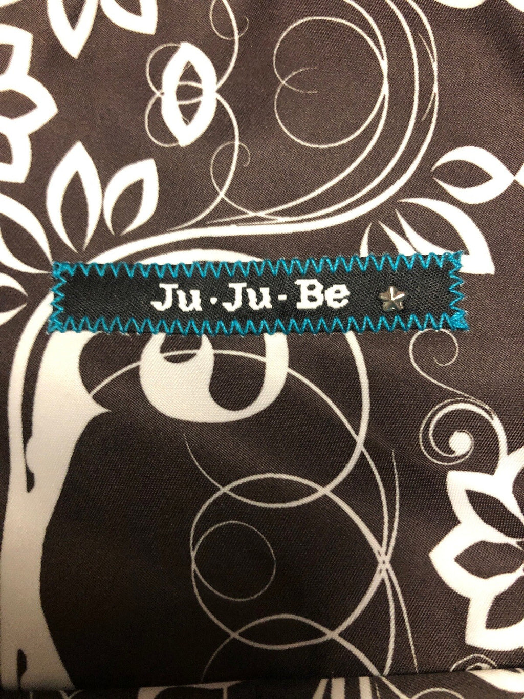 Ju Ju Be Hobobe Diaper Bag Brown Floral Clutch Pouch  Jujubes W/o Strap0