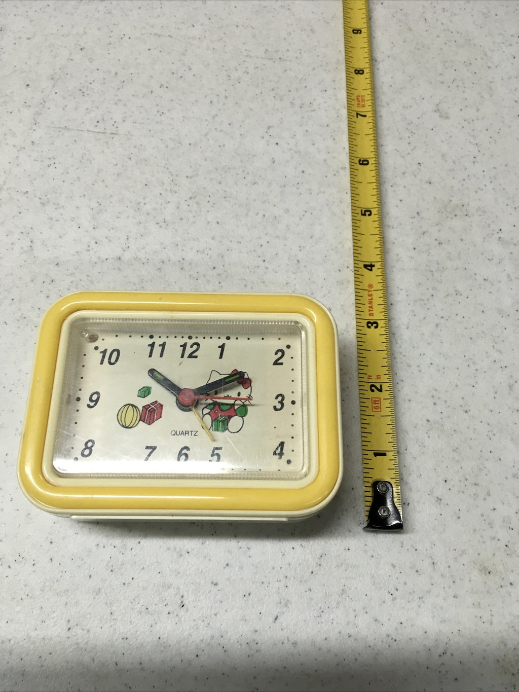 Vintage Hello Kitty Vintage Quartz Alarm Clock With Gift Box Untested0