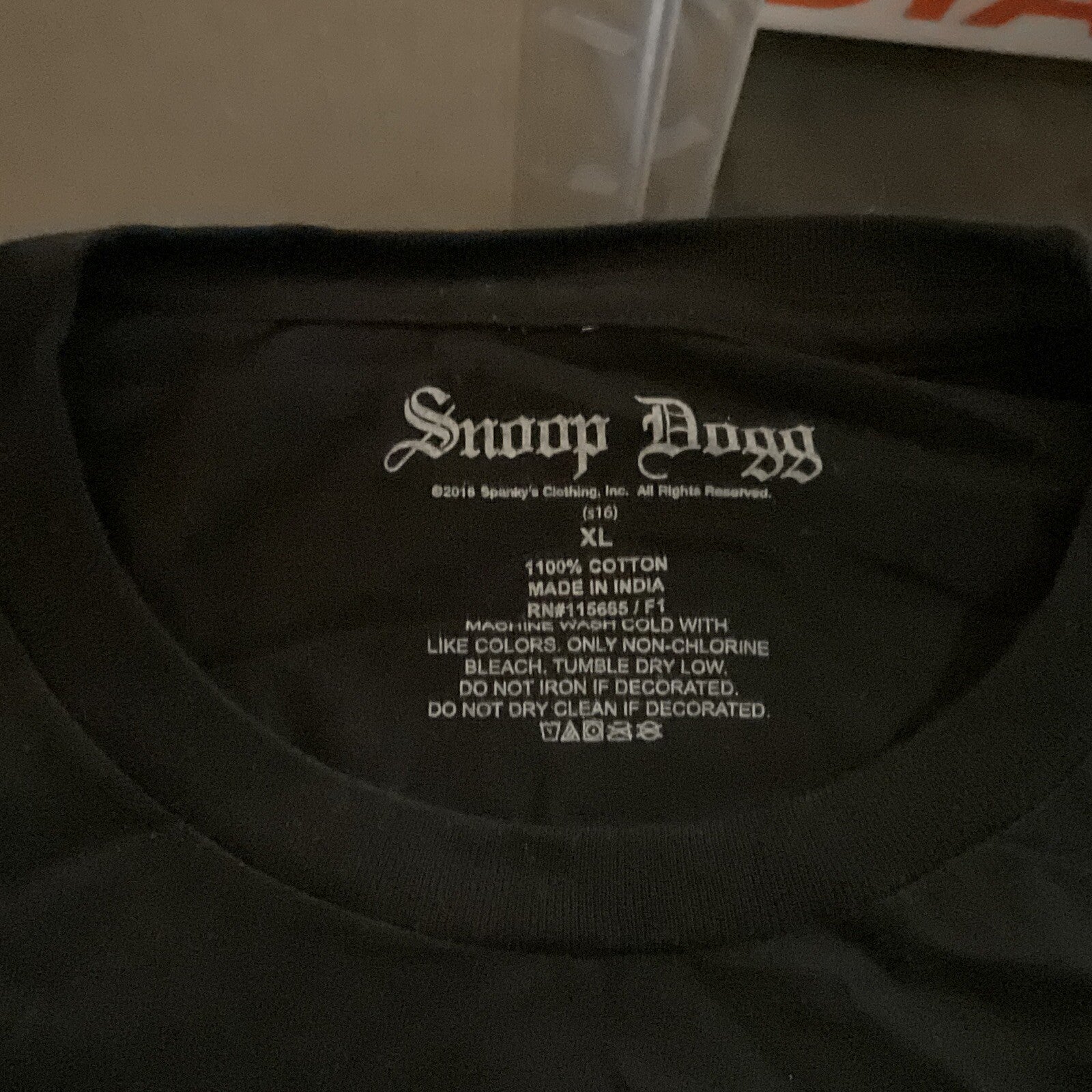 Snoop Dogg Black Short Sleeve T-Shirt Men’s Size XL3