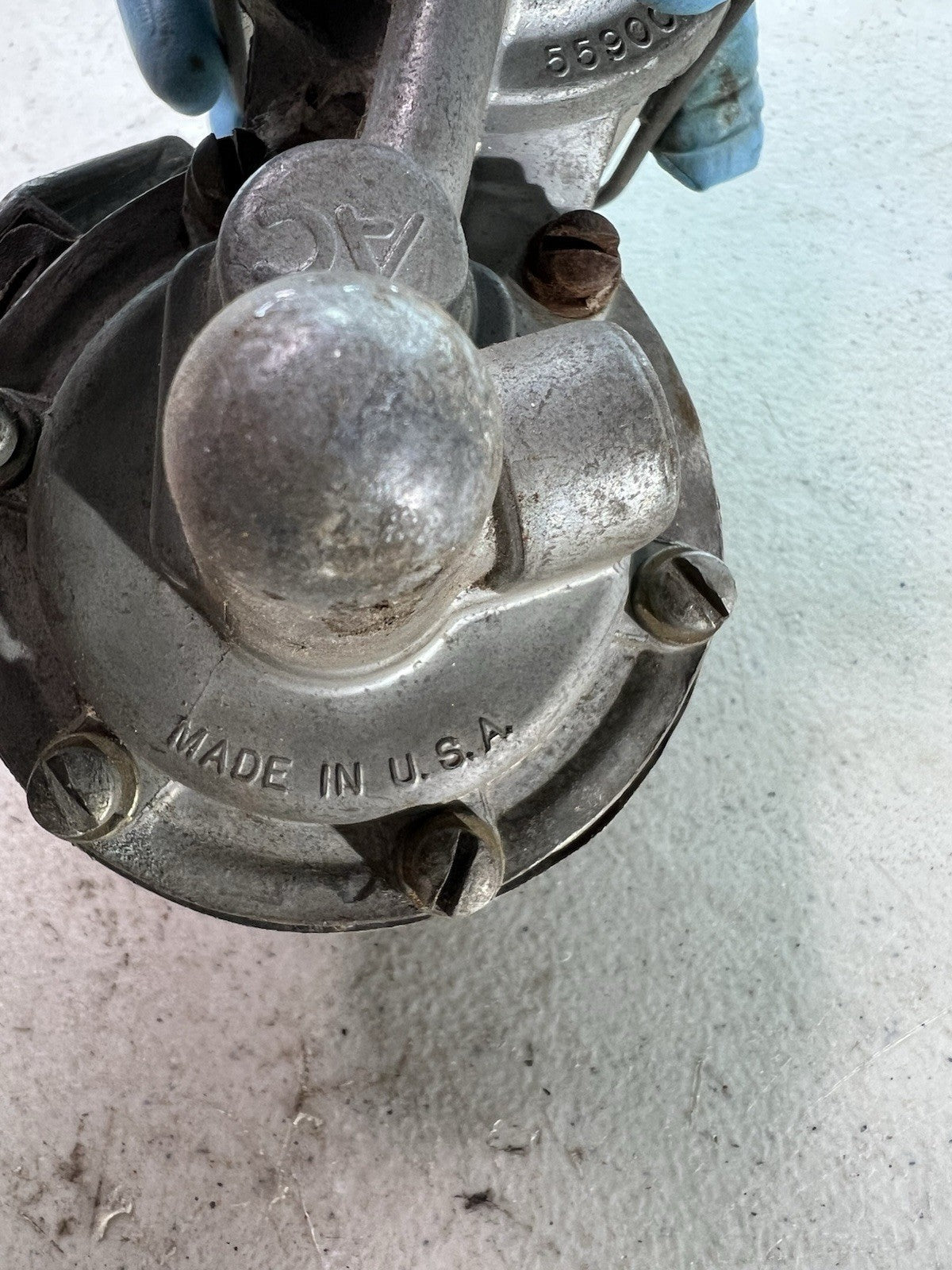 Vintage AC Fuel Pump w/ Glass Bowl – Made in USA – Model 55990023