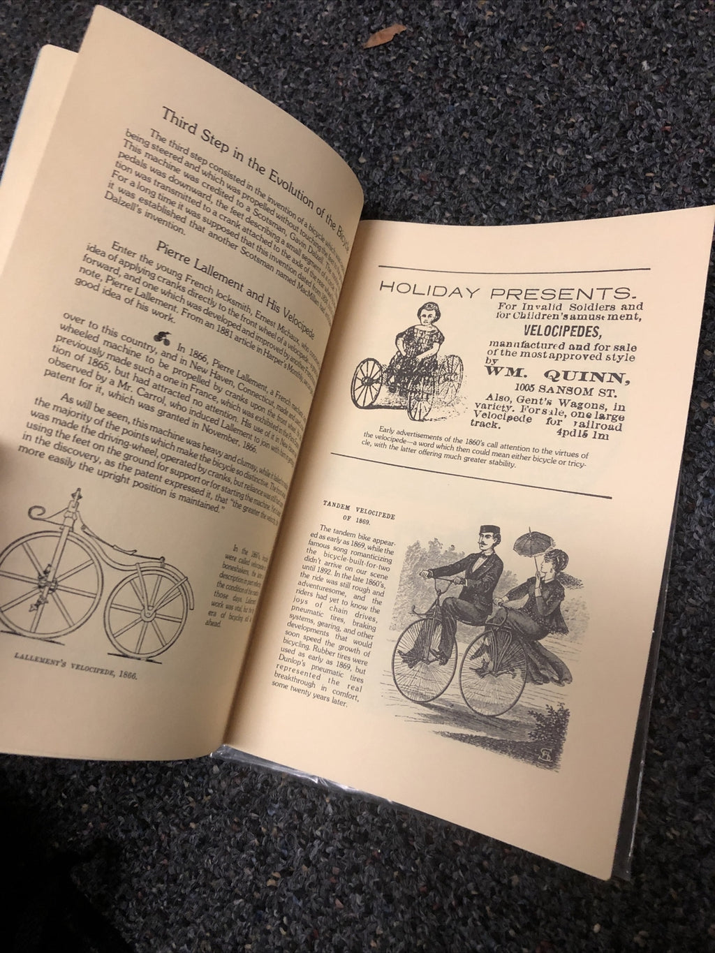 Vintage Booklet BIKES AND TRIKES OF LONG AGO by John Duncan3