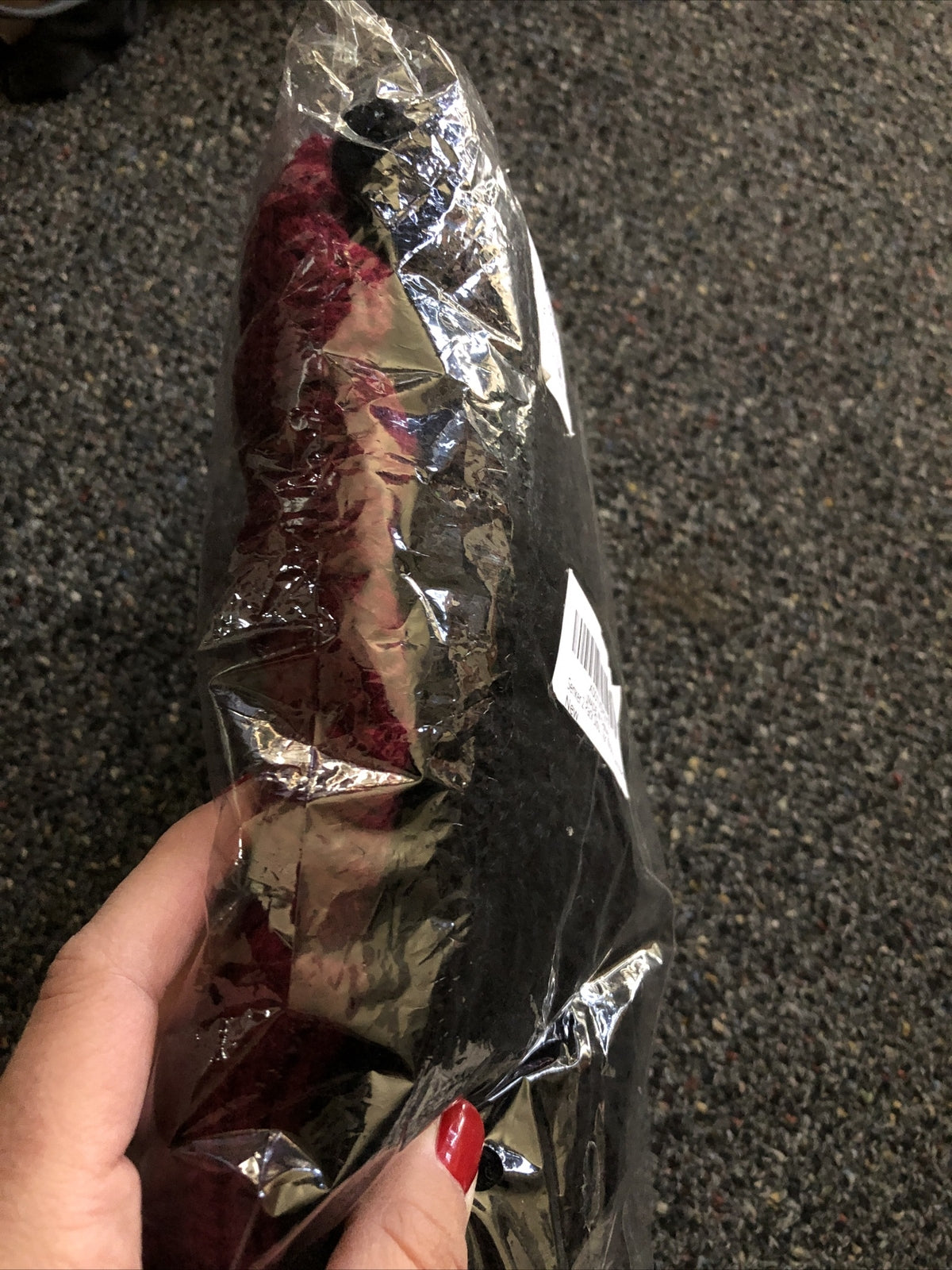 New Pack Of 2 Beanies Burgundy & Black5