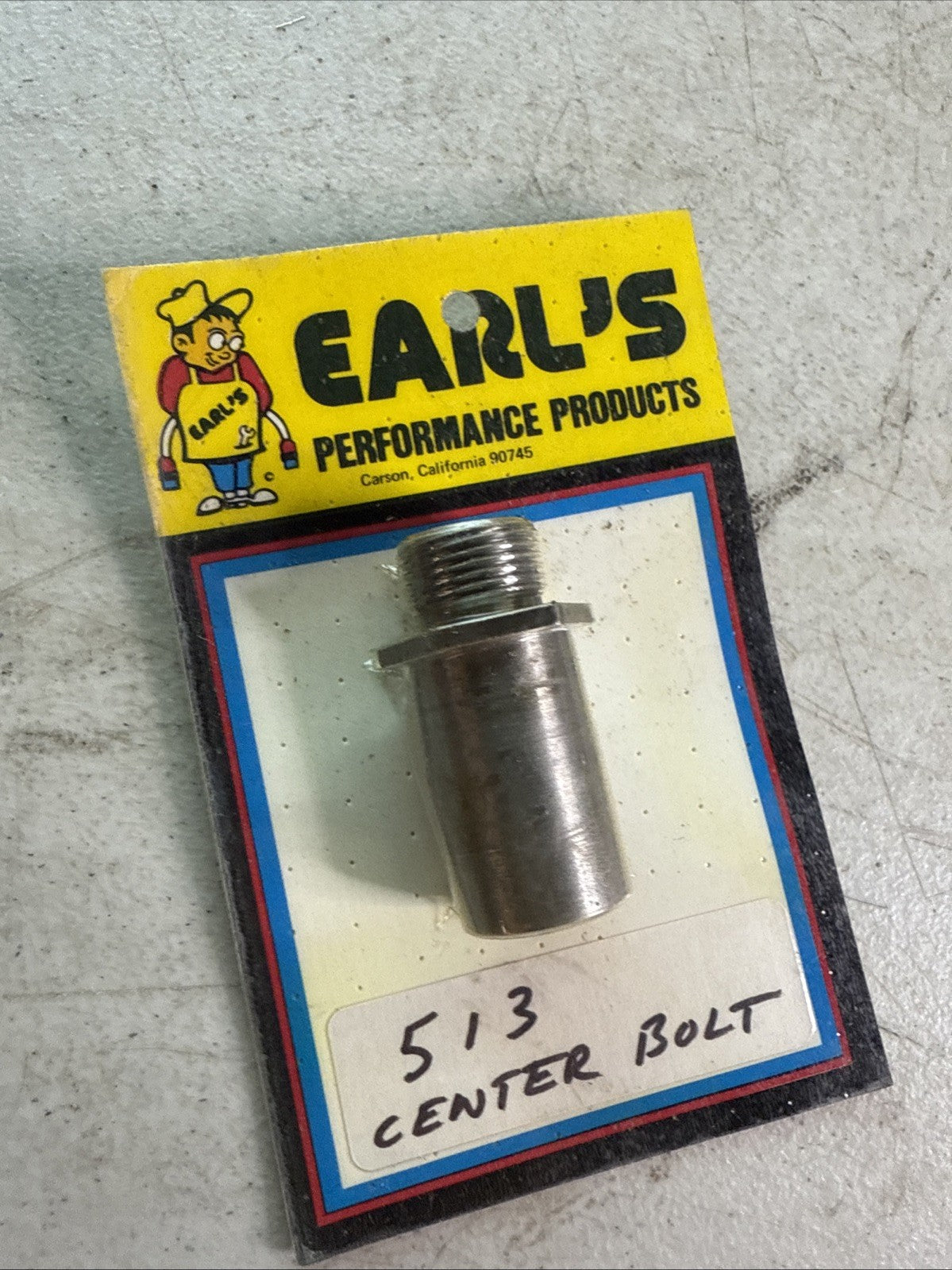 NEW Earl's Performance 977513ERL Banjo Bolt 3/8"-24 Thread Steel 513 Center3