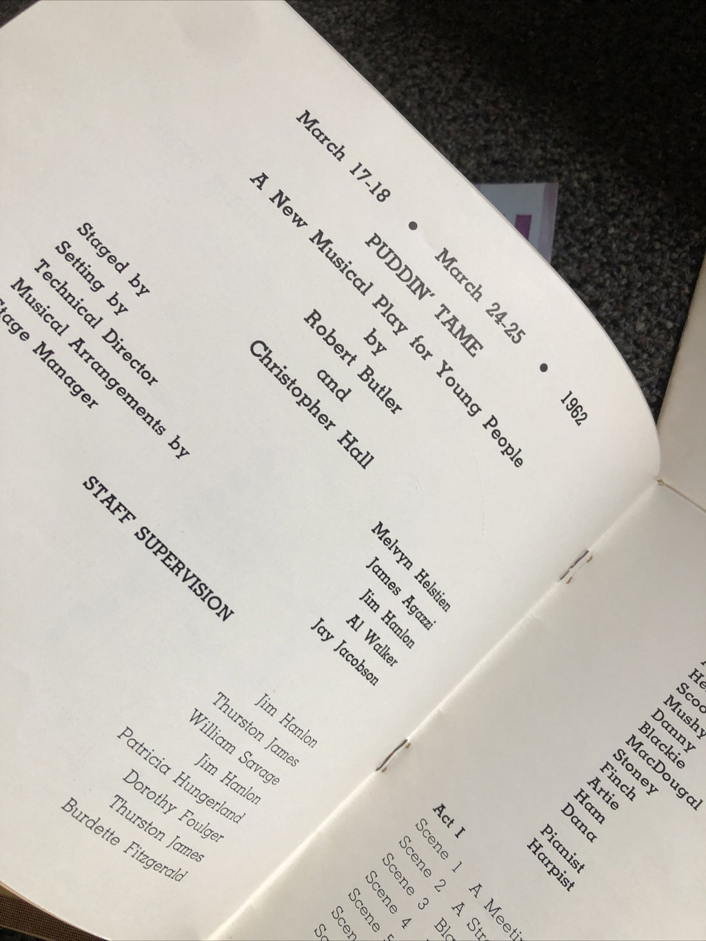 Vintage UCLA Department Of Theater Arts Lot Of 5 - 1961 & 19624