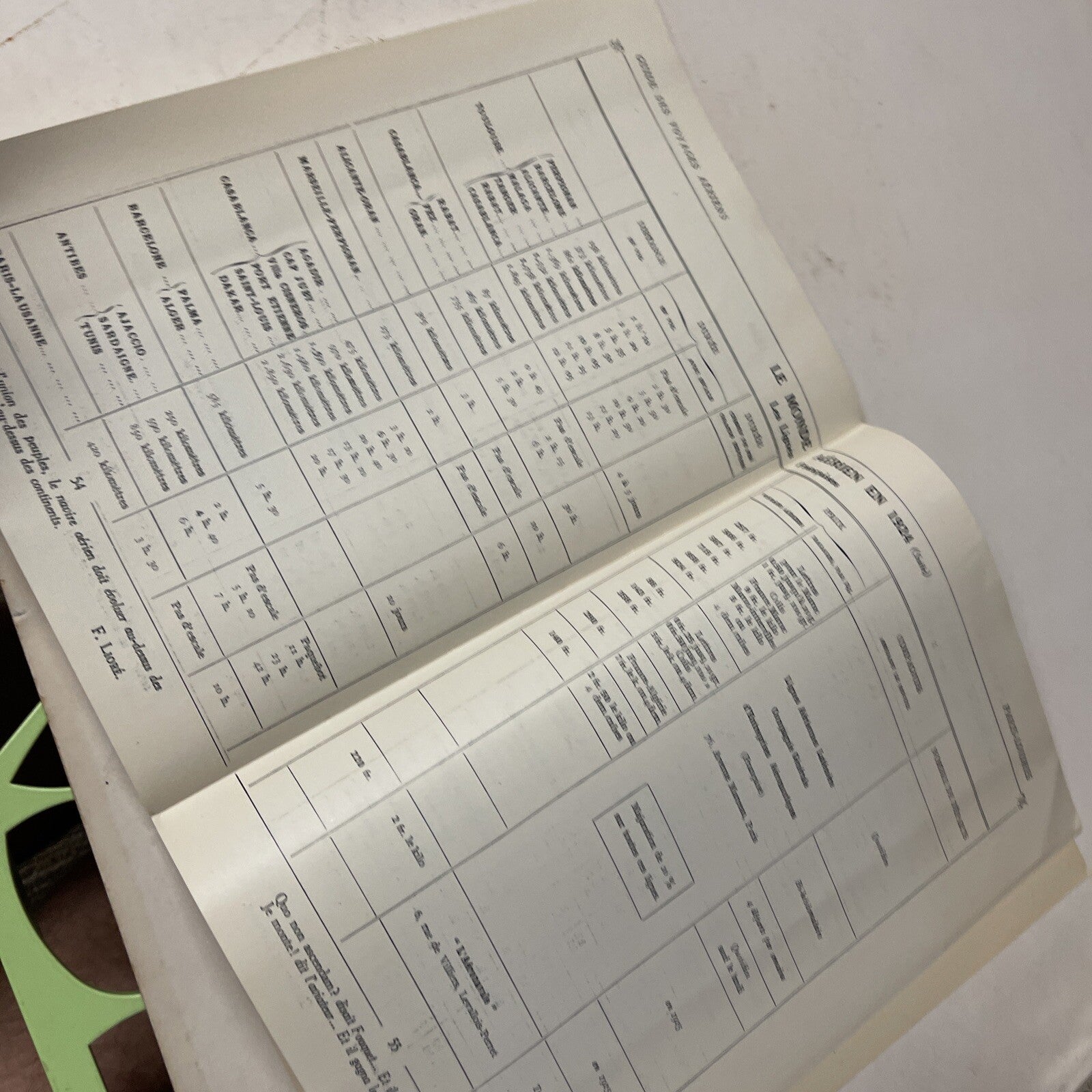 1924 Imperial Air Union AIRLINE TIMETABLE &  Aviation Guide Book In One Rare!!11