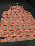 NWT WeSC Mens Tank Top Sleeveless Regular Fit Red/Orange Size Small0